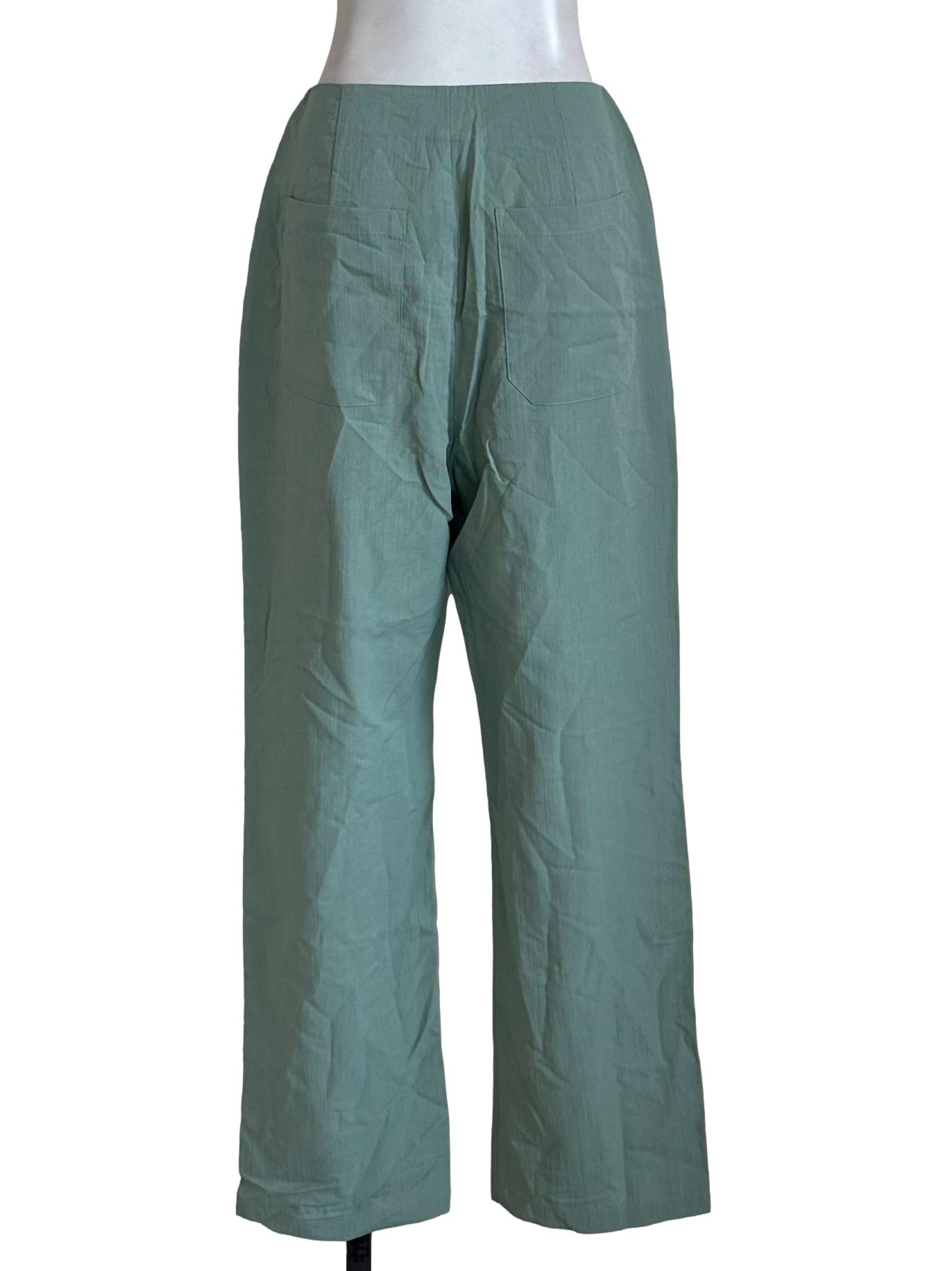 Pastel Green Formal Long Pants