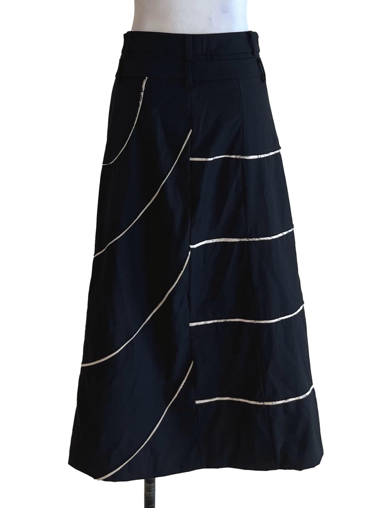 Black High-Waisted Pencil Skirt