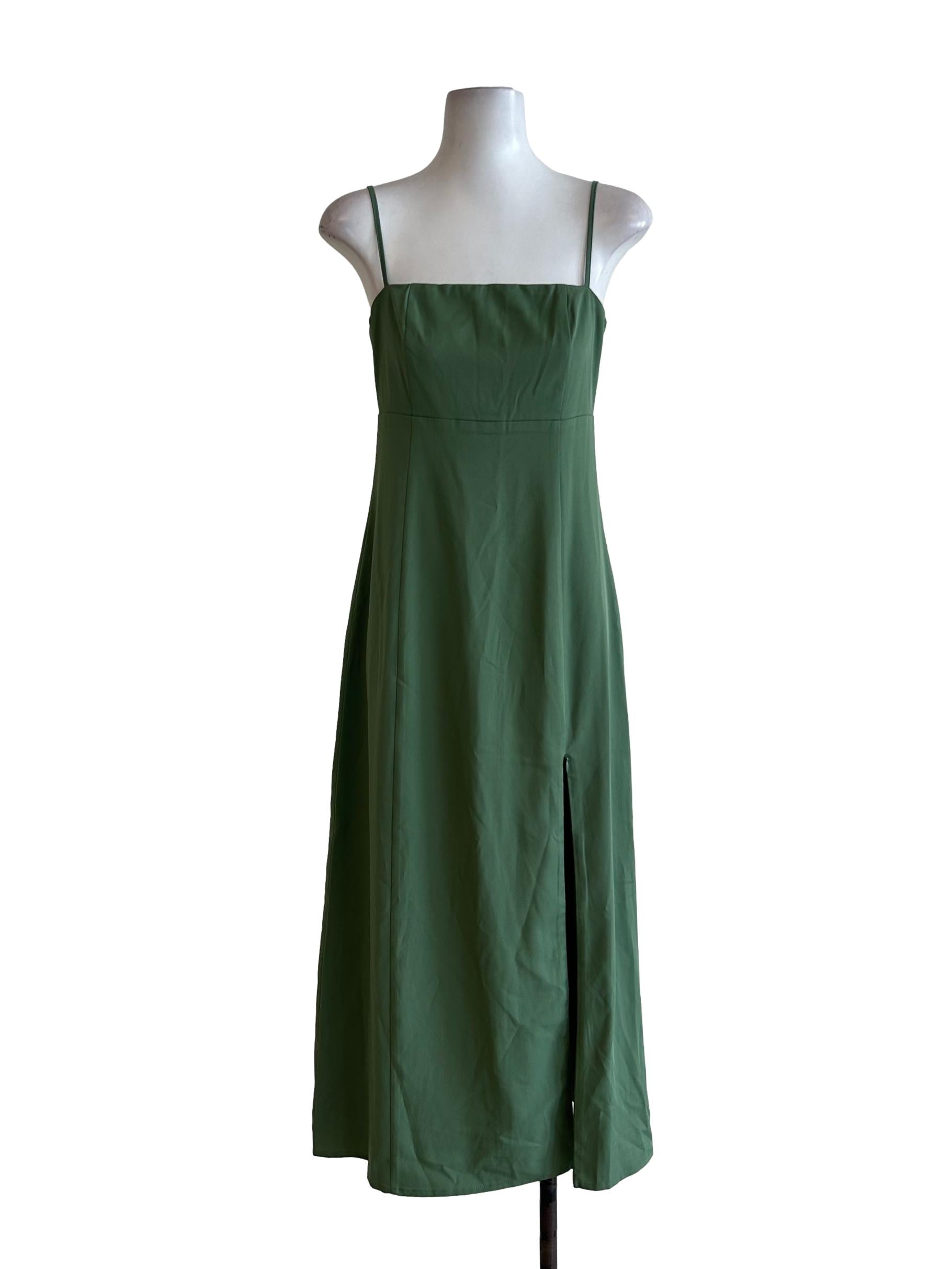 Green Cami Sheath Dress