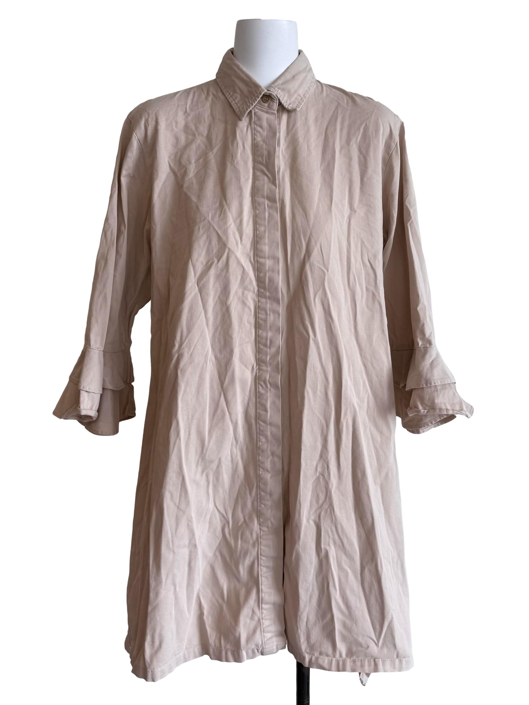 Ivory Tent Shirt Dress