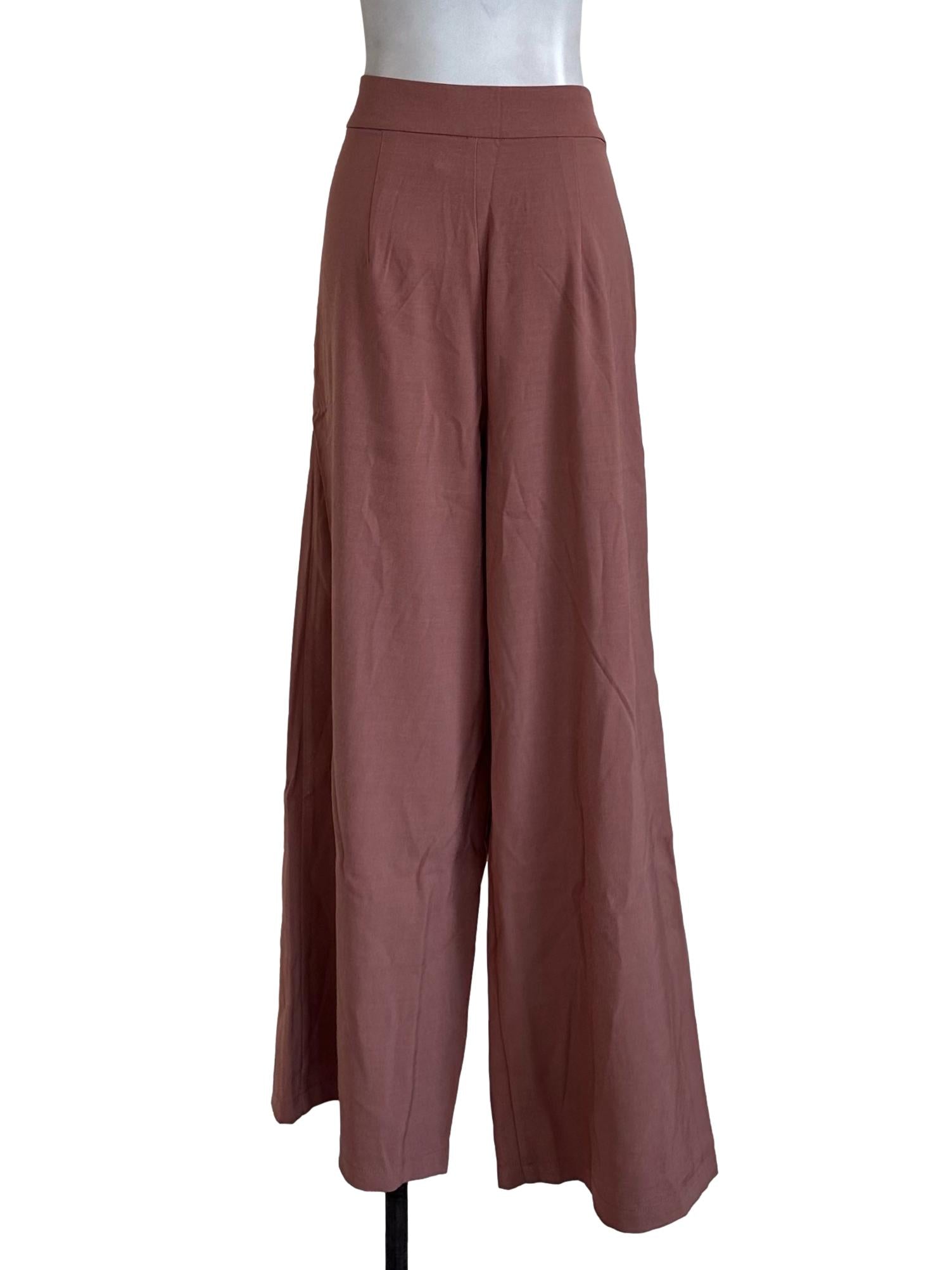 Coral Pink Formal Long Pants