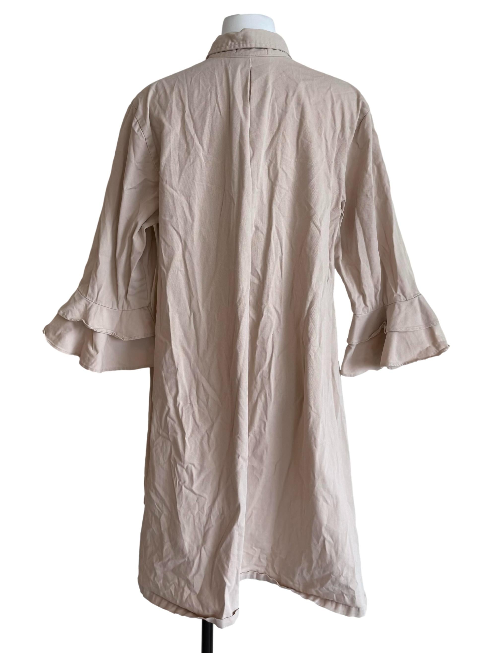 Ivory Tent Shirt Dress