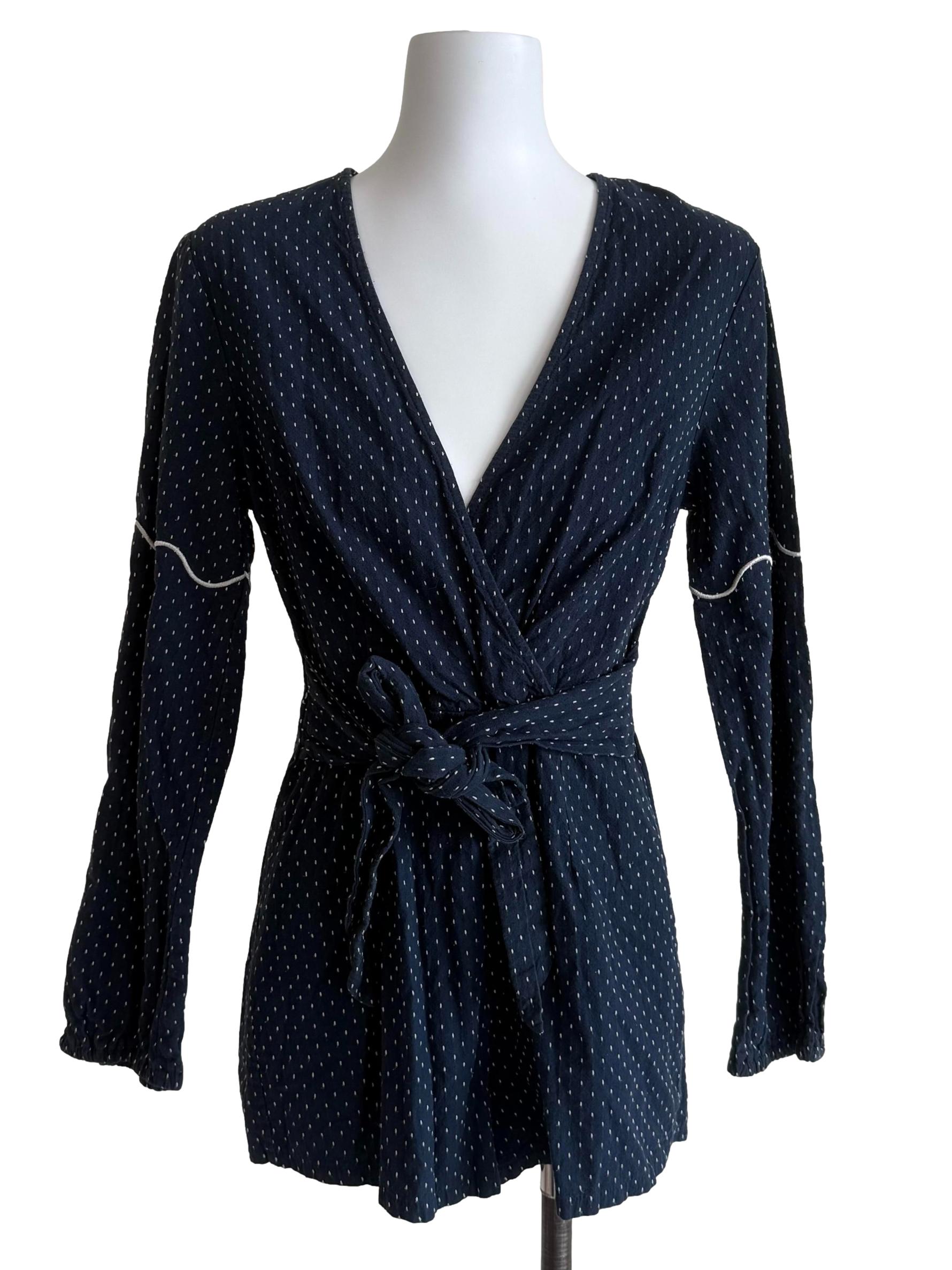 Aegean Wendy Wrap Long Sleeves Romper