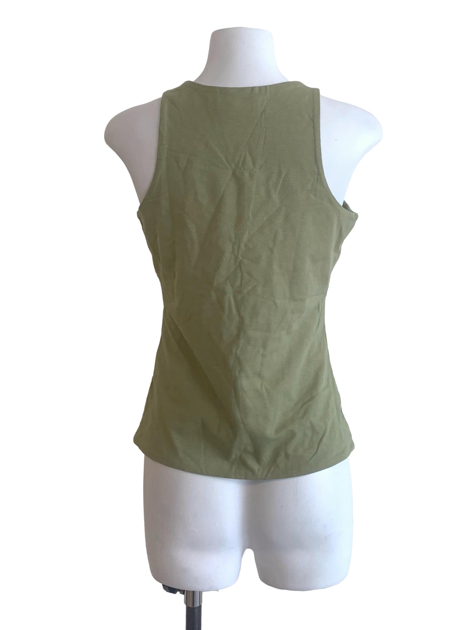Olive Green Tank Top LB