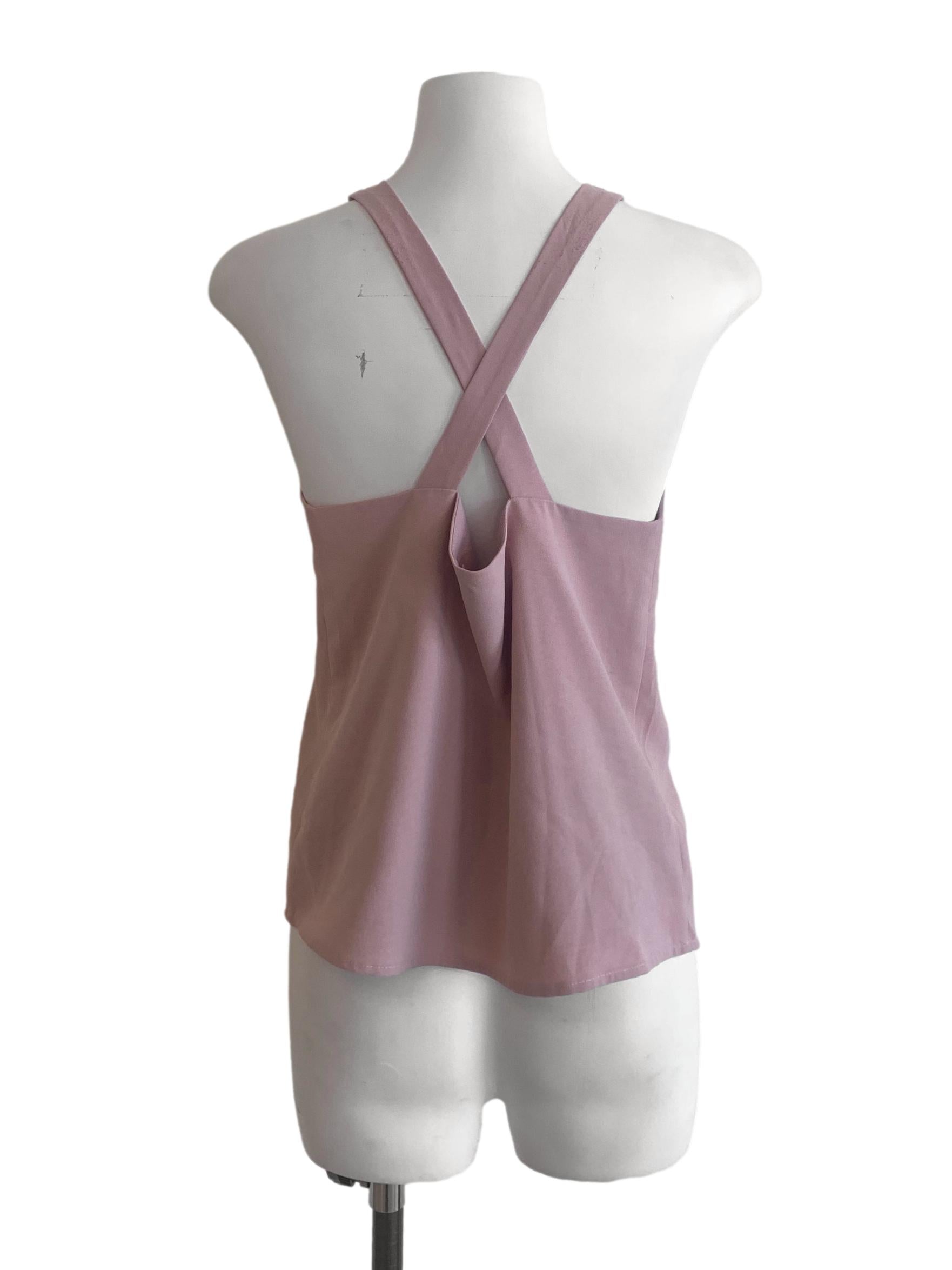 Periwinkle Purple Top Round Neck Top