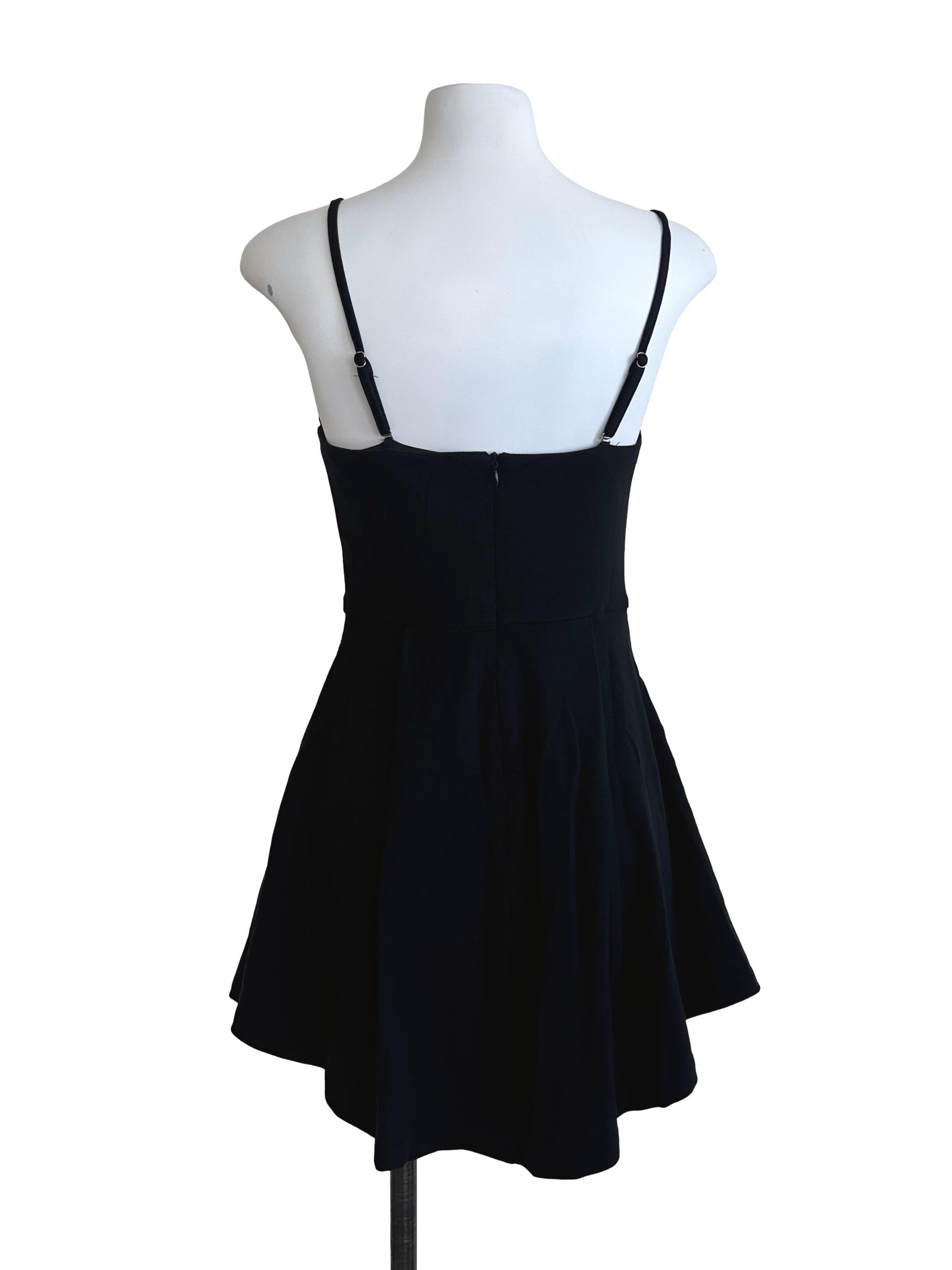 Raven Black Sweetheart A Line Dress