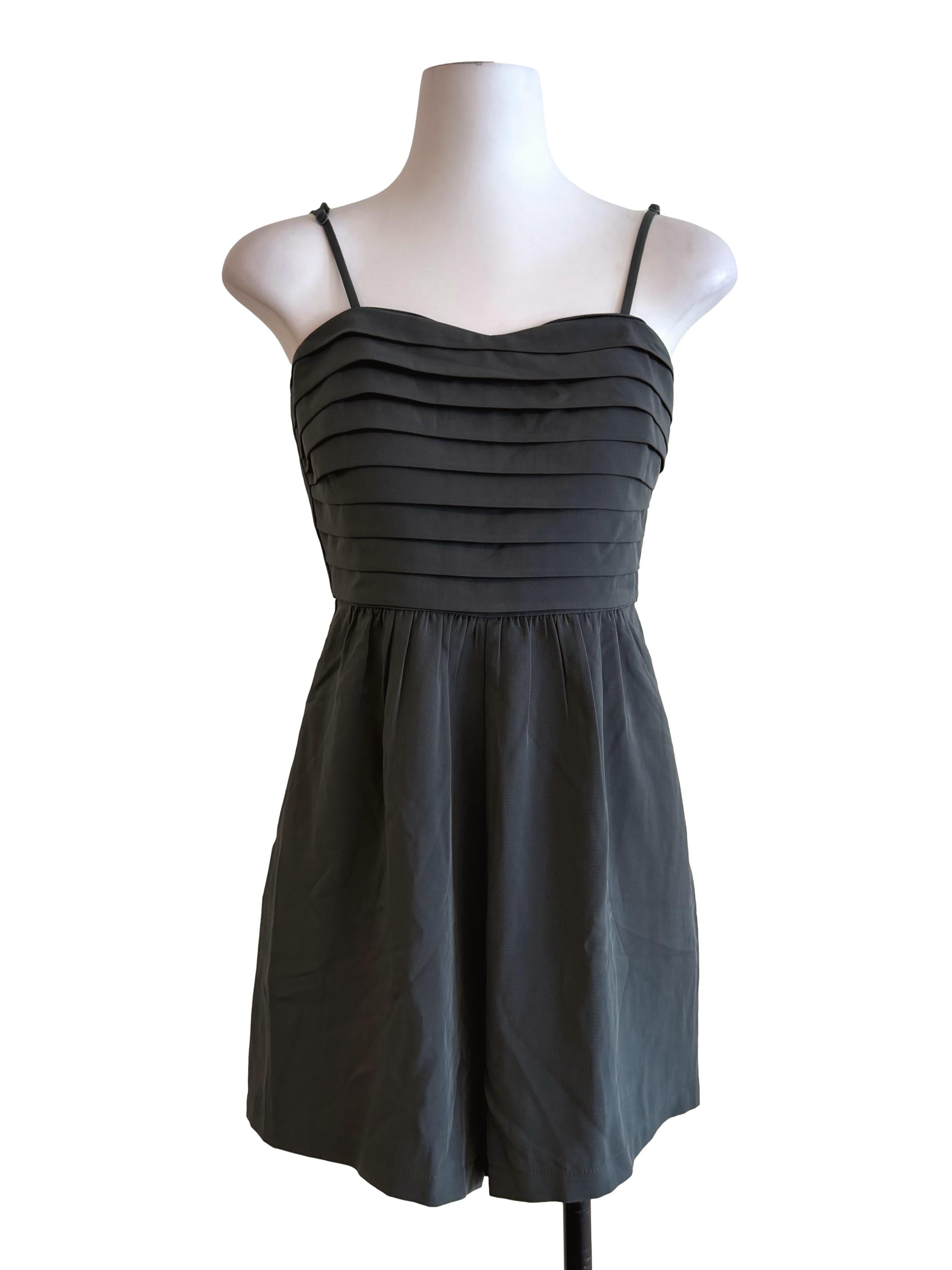 Ash Grey Pleated Rompers
