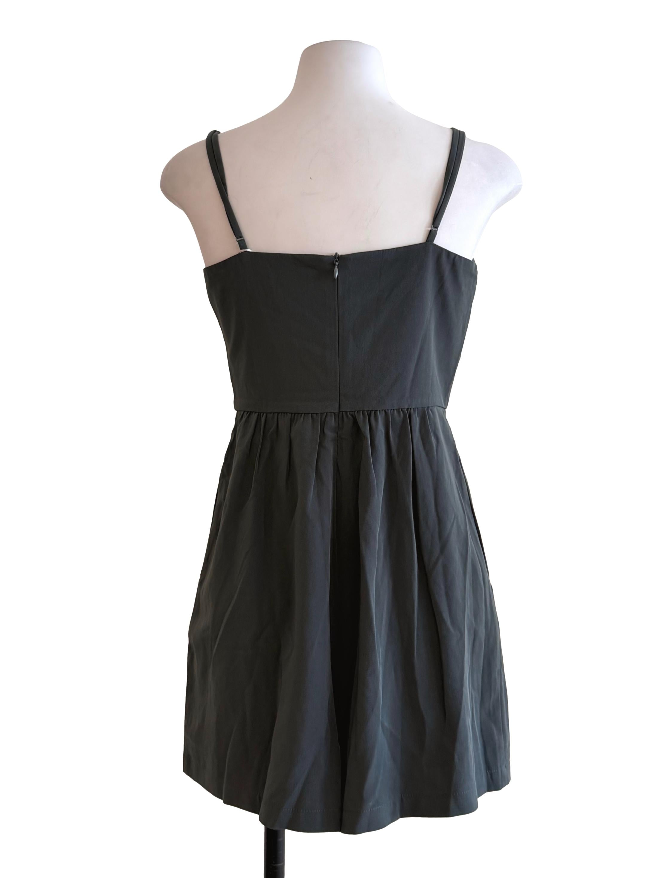 Ash Grey Pleated Rompers