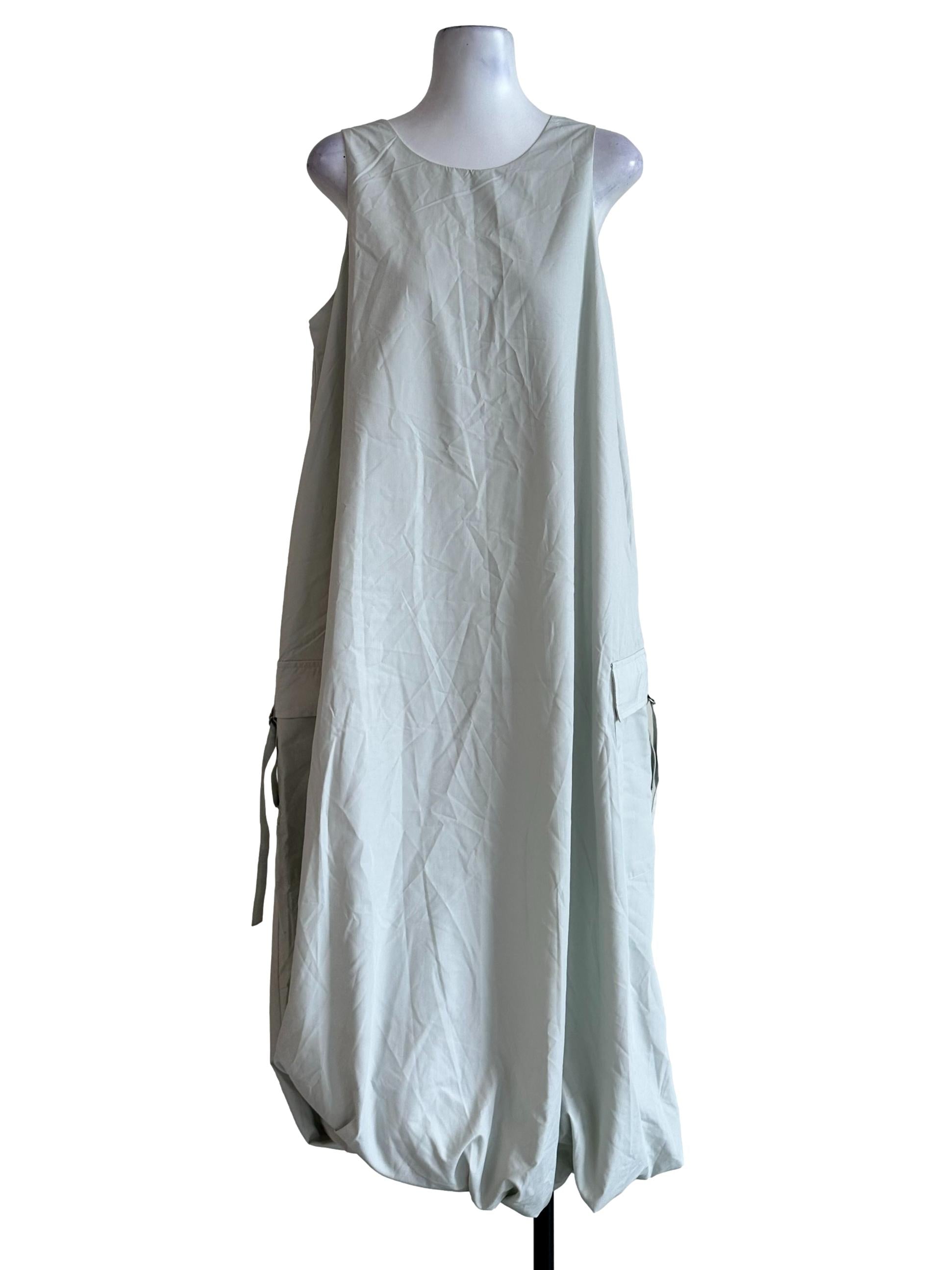 Mint Green Maxi Balloon Dress