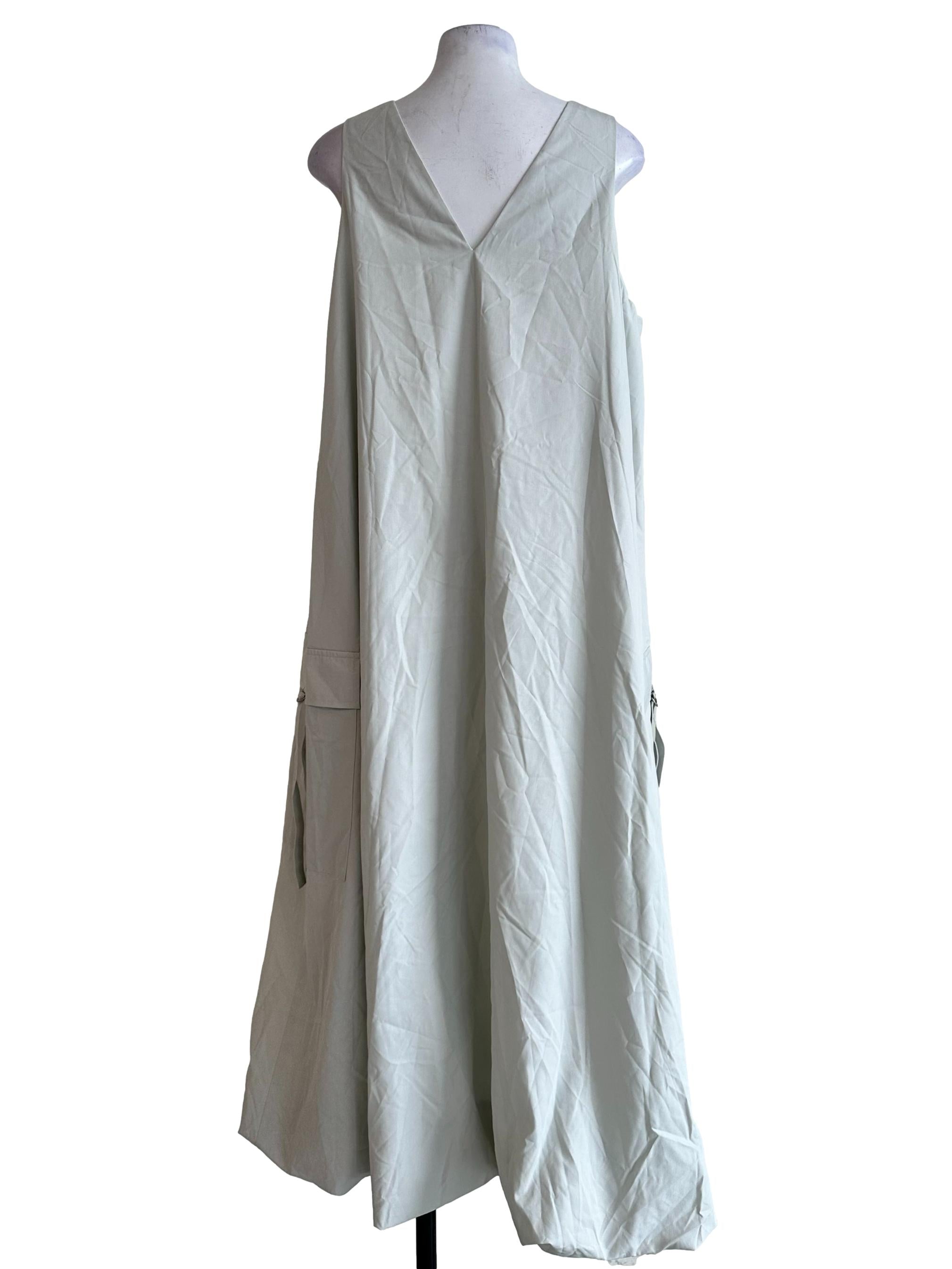 Mint Green Maxi Balloon Dress