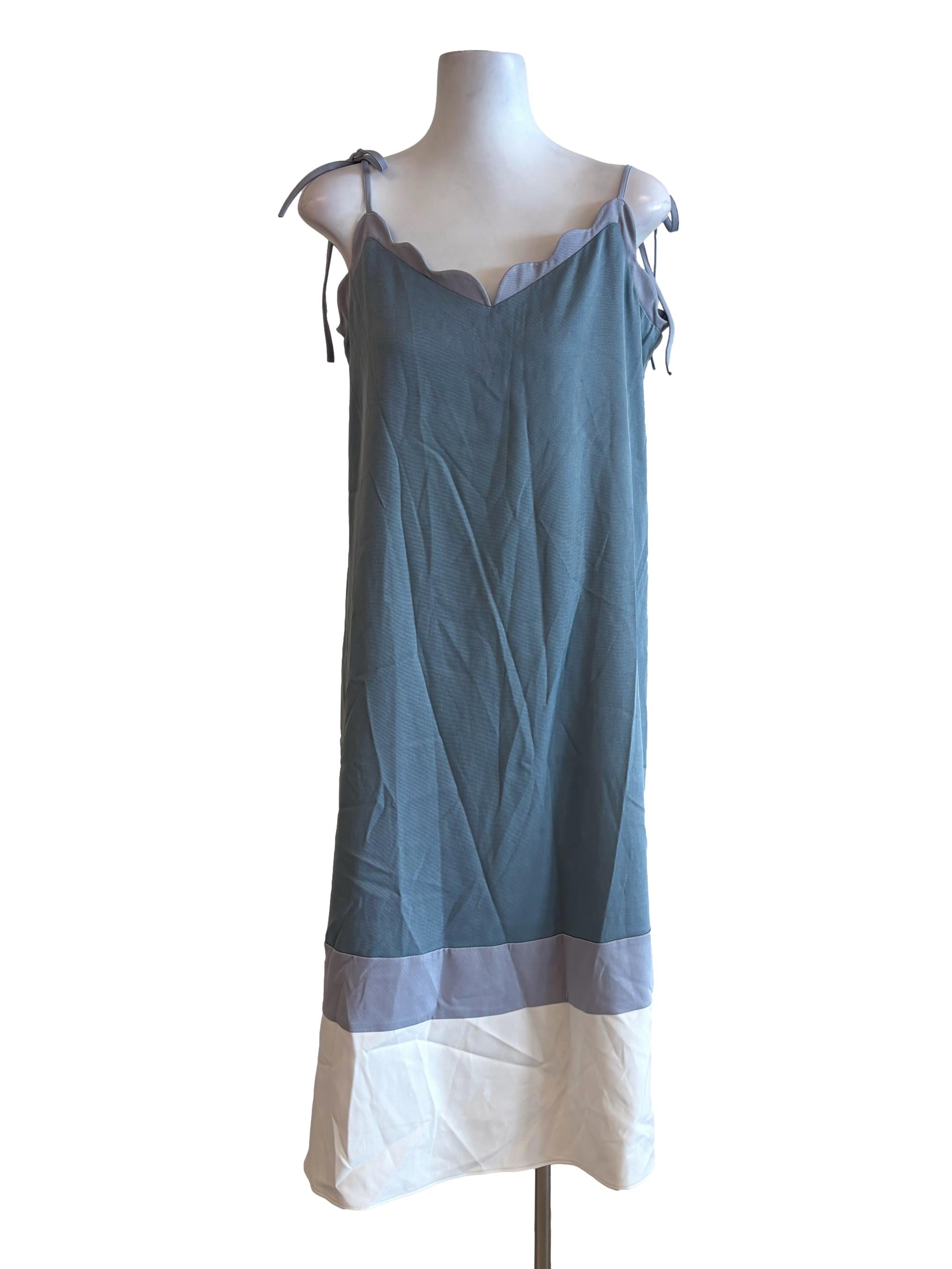 Pacific Blue Multicolour Slip Dress LB