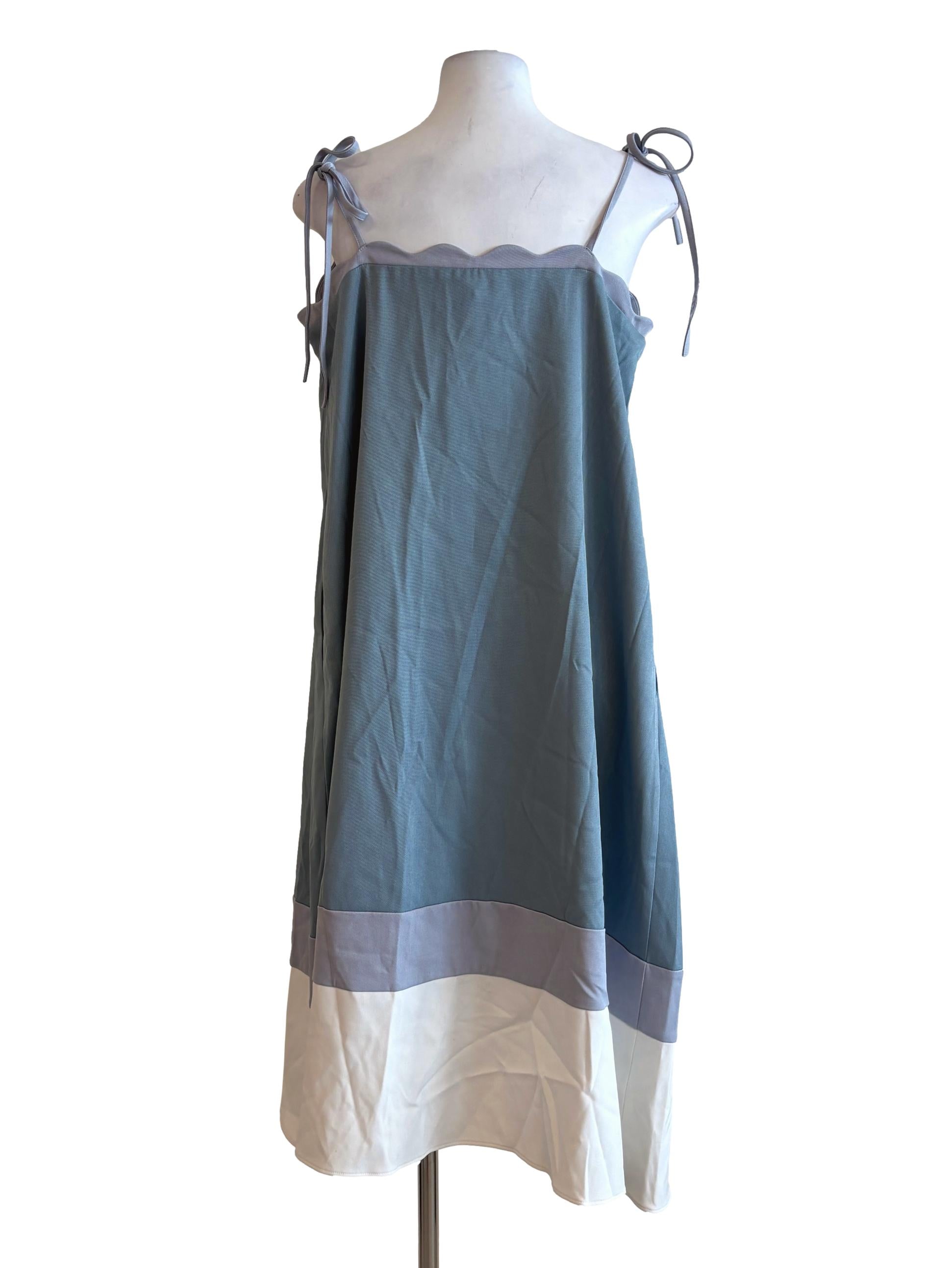 Pacific Blue Multicolour Slip Dress LB