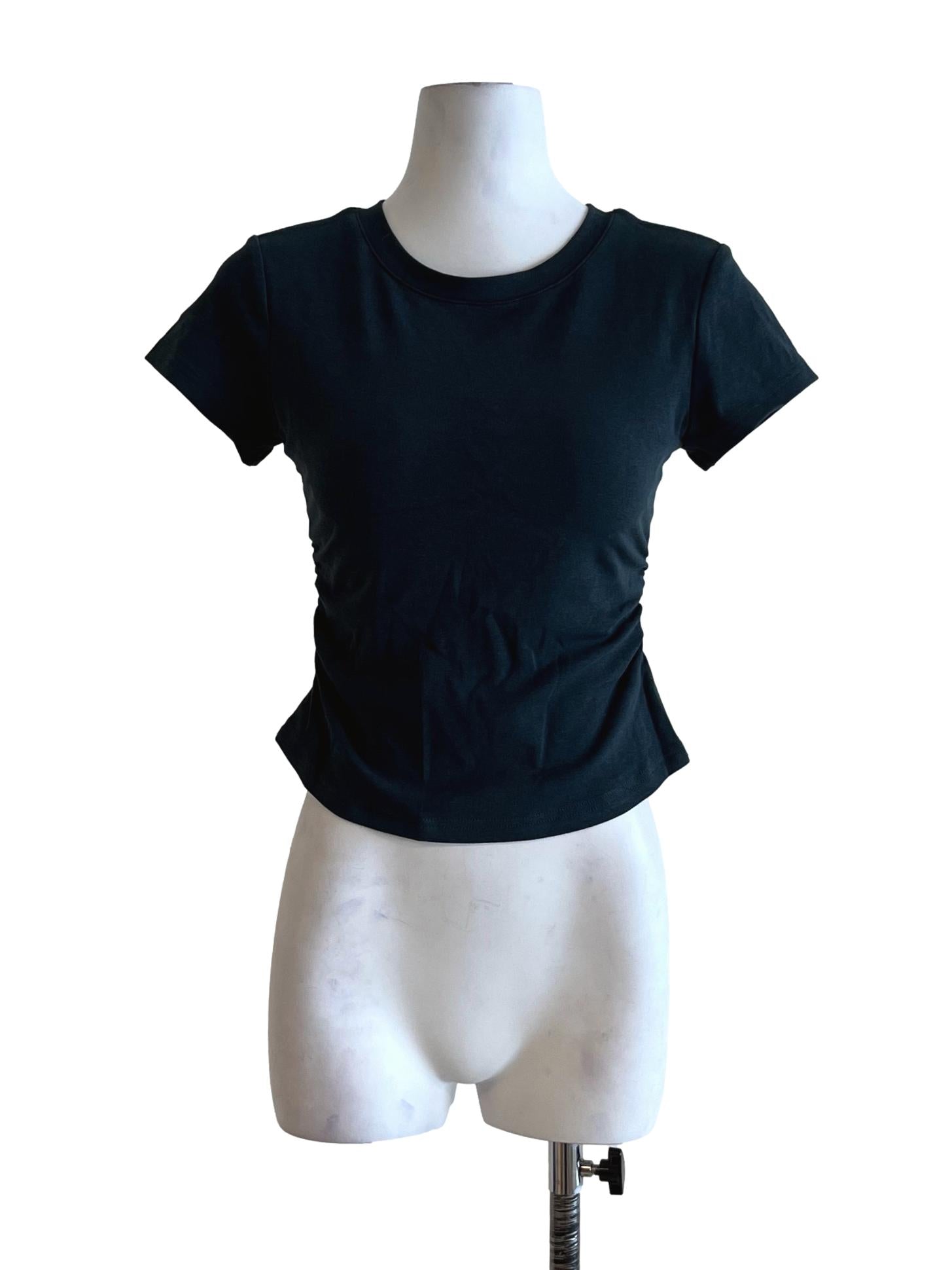 Ocean Blue Jewel Neckline T-Shirt