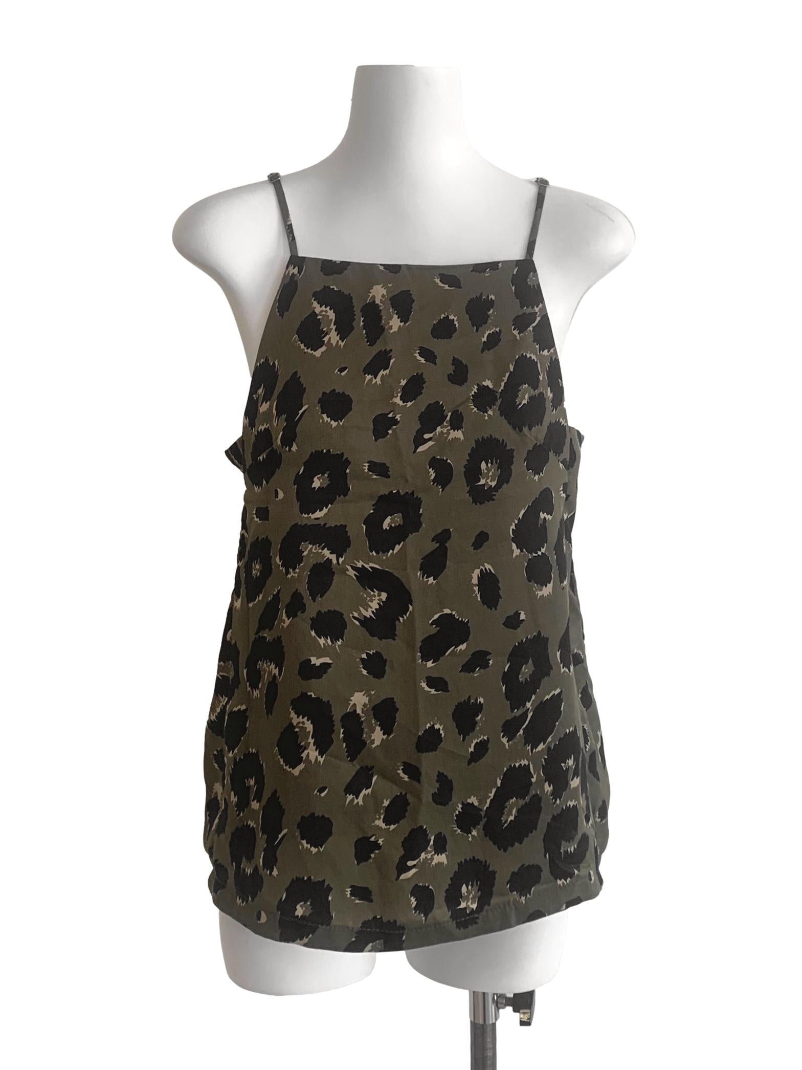 Pickle Green Pattern Top TEM