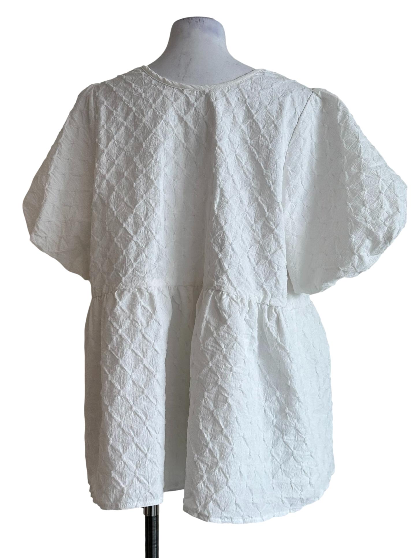 Porcelain White Texture Top