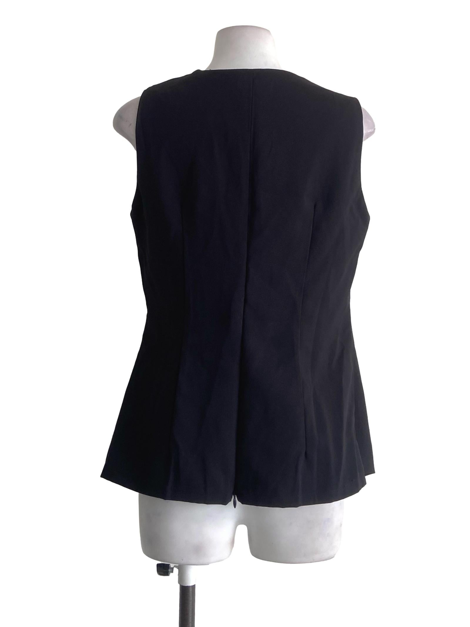 Black Square Neck Cowl Dress