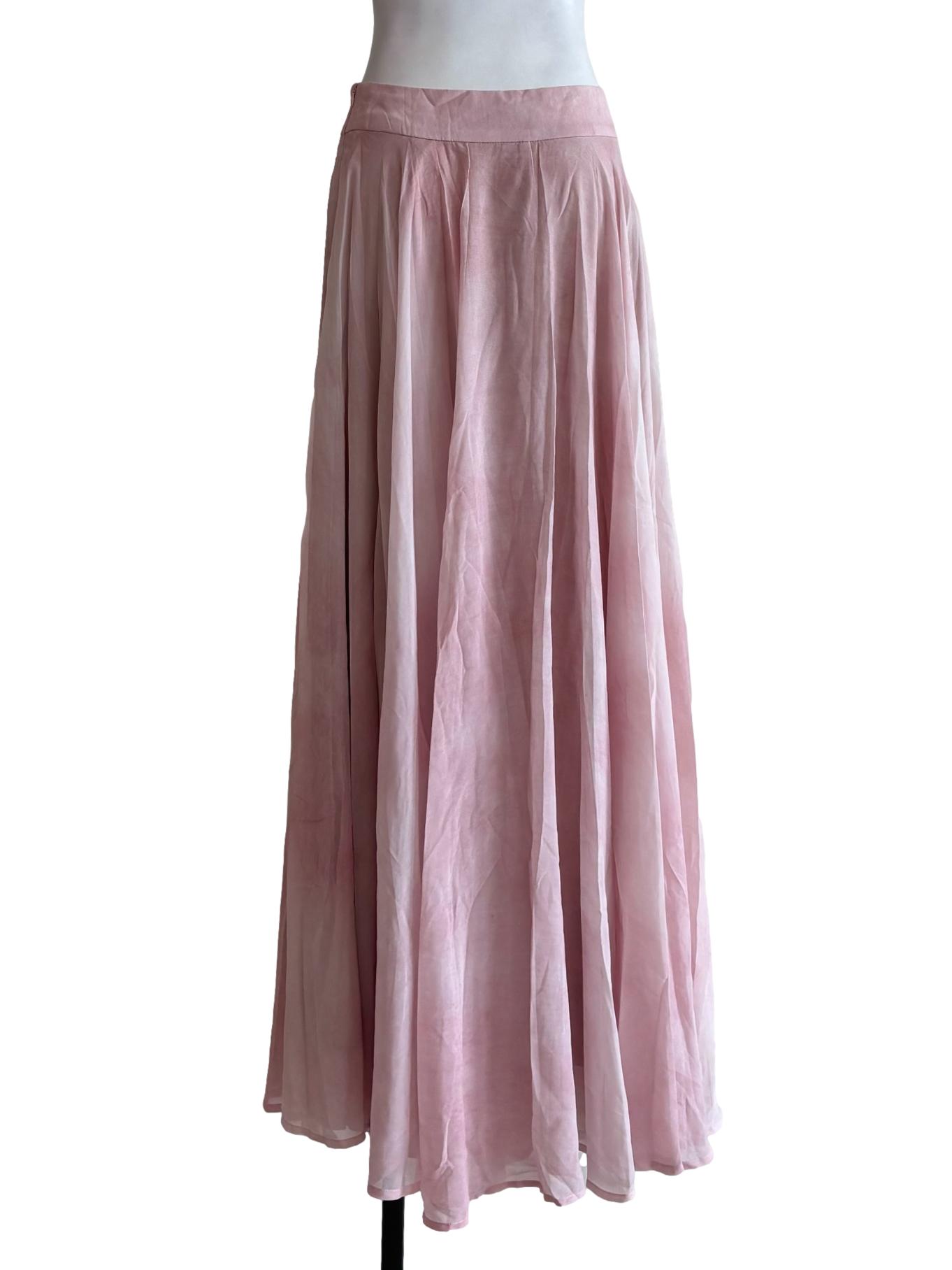 Pastel Pink Flowy Skirt