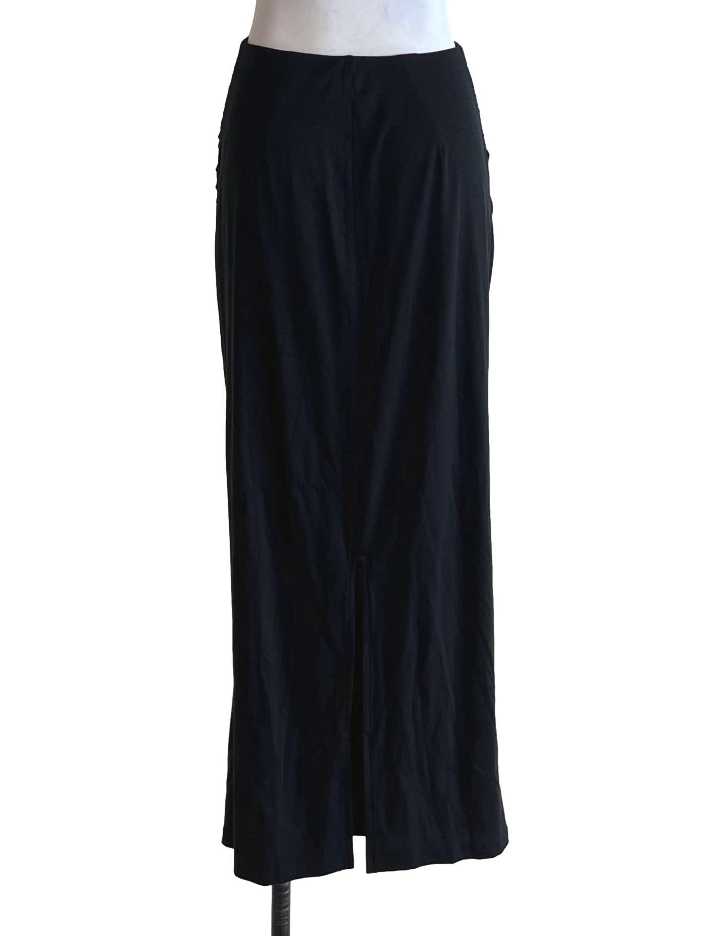Black High-Waisted Pencil Skirt