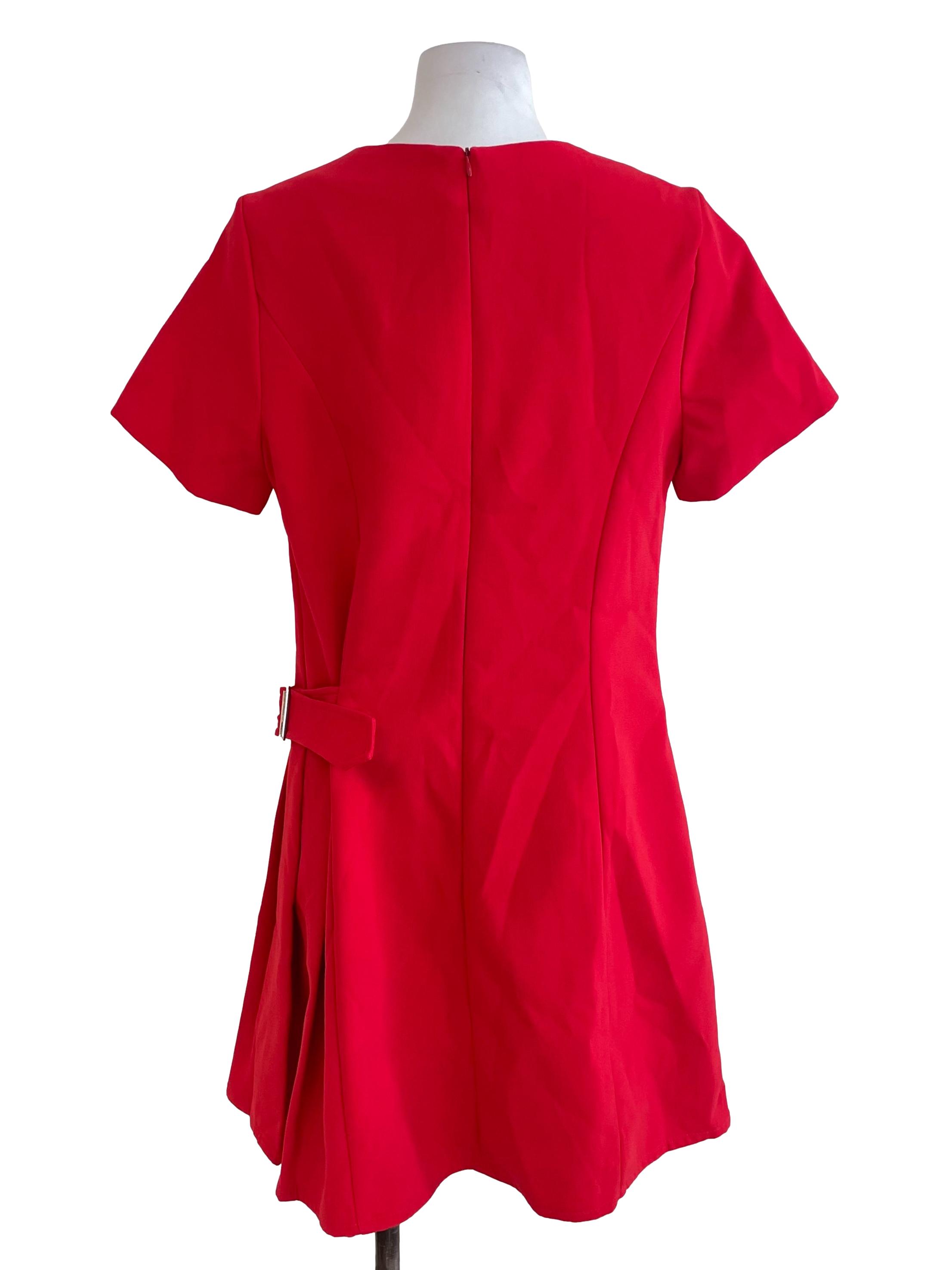 Apple Red Slip Dress