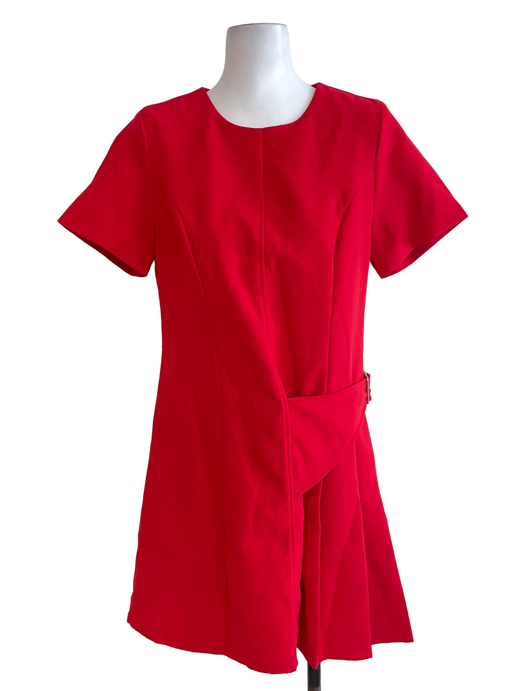 Apple Red Slip Dress