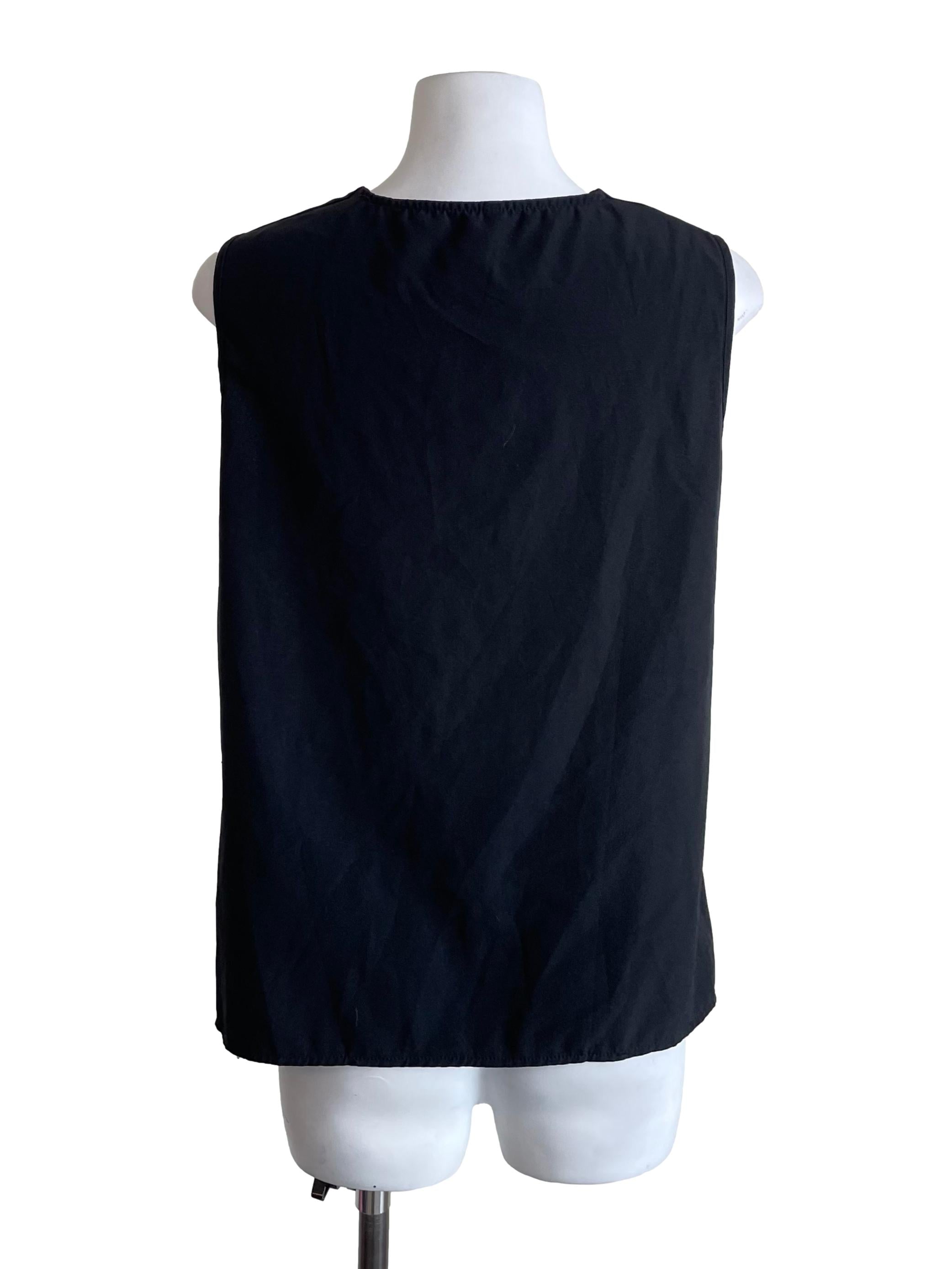 Black Knot Sleeveless Top