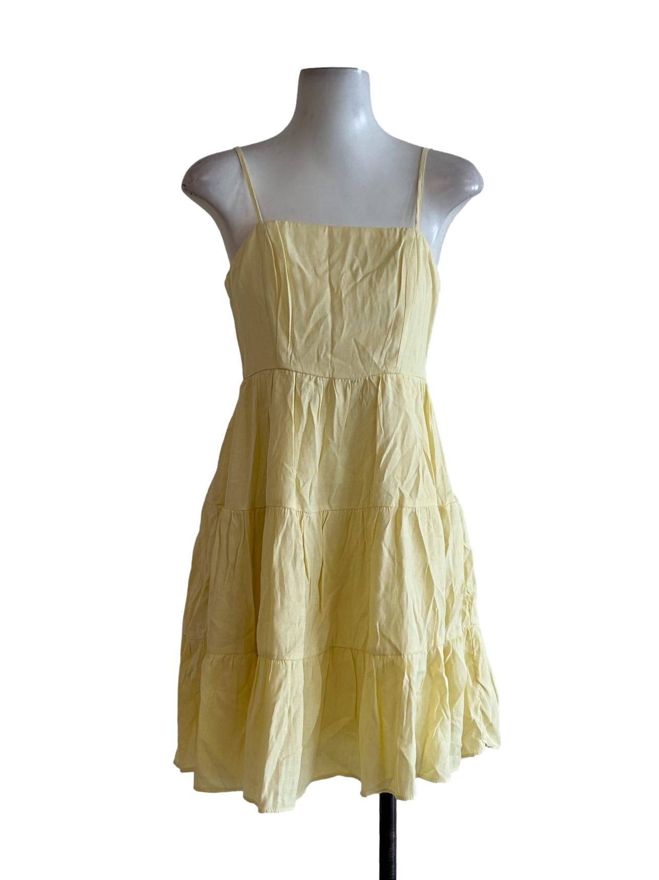 Yellow Cami Tent Dress