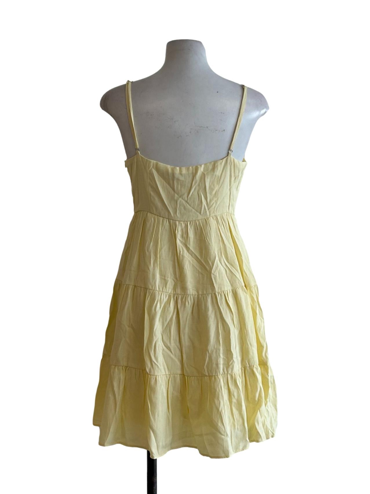 Yellow Cami Tent Dress