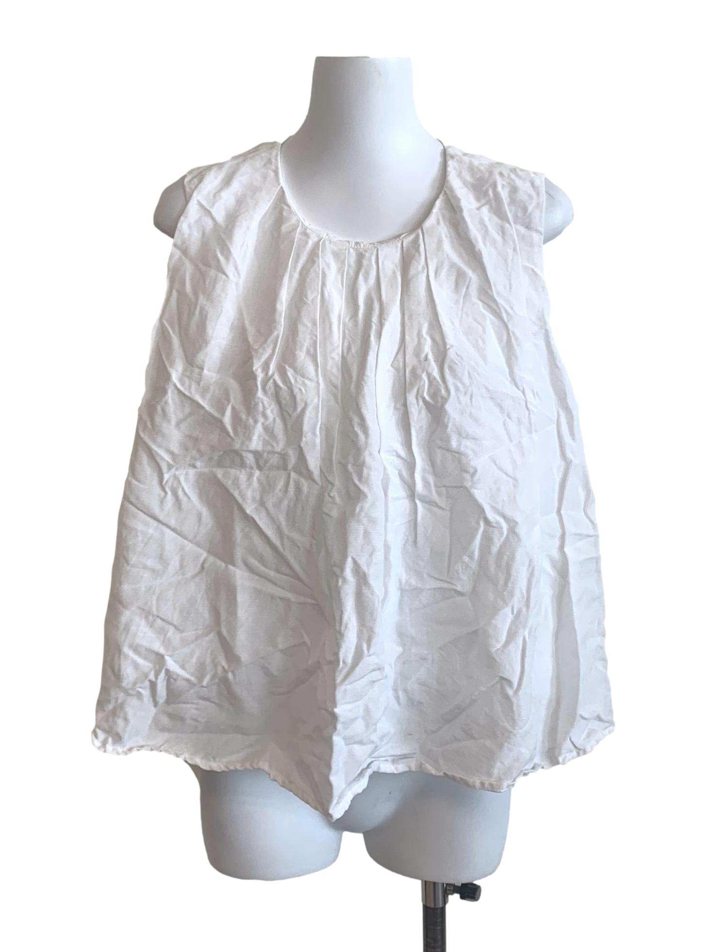 White Tent Cut Top