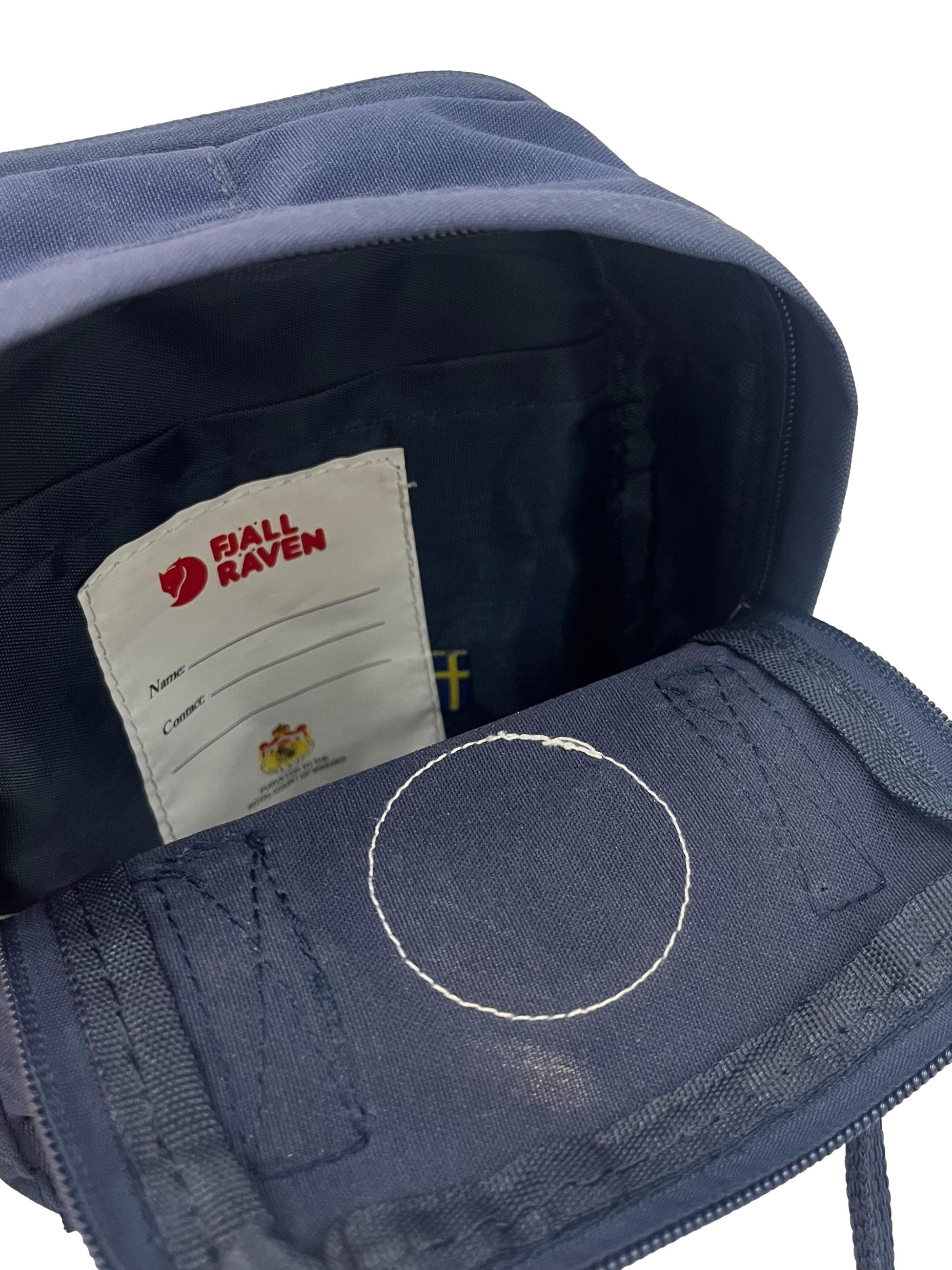 Navy Kanken Mini Crossbody Bag CSN