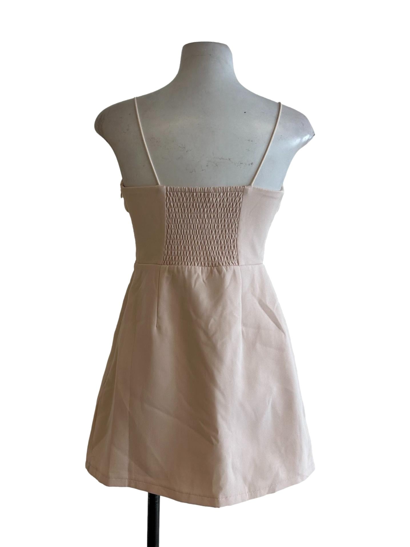 Light Pink Tailored Blazer Dress