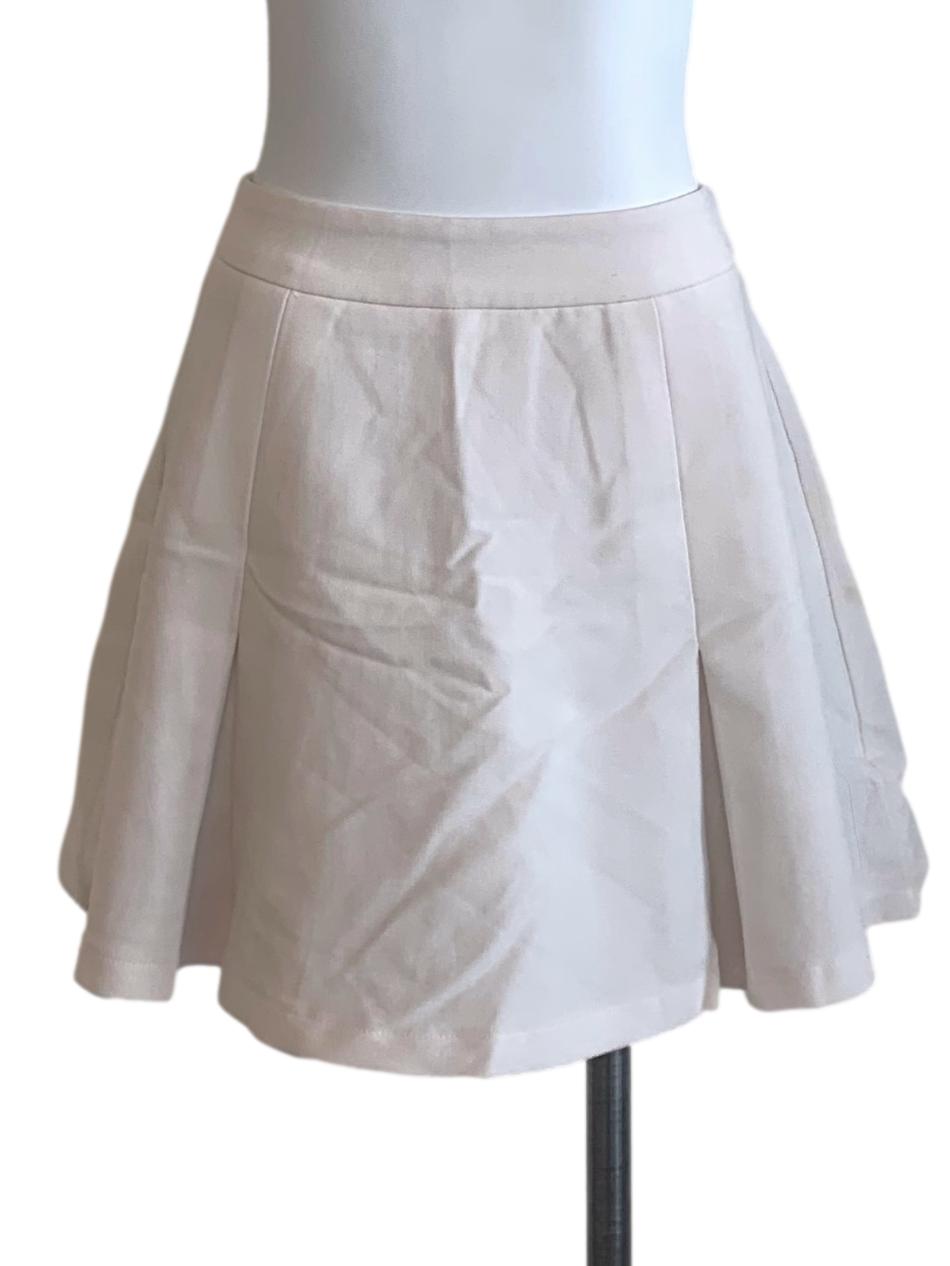 White A-Line Skirt