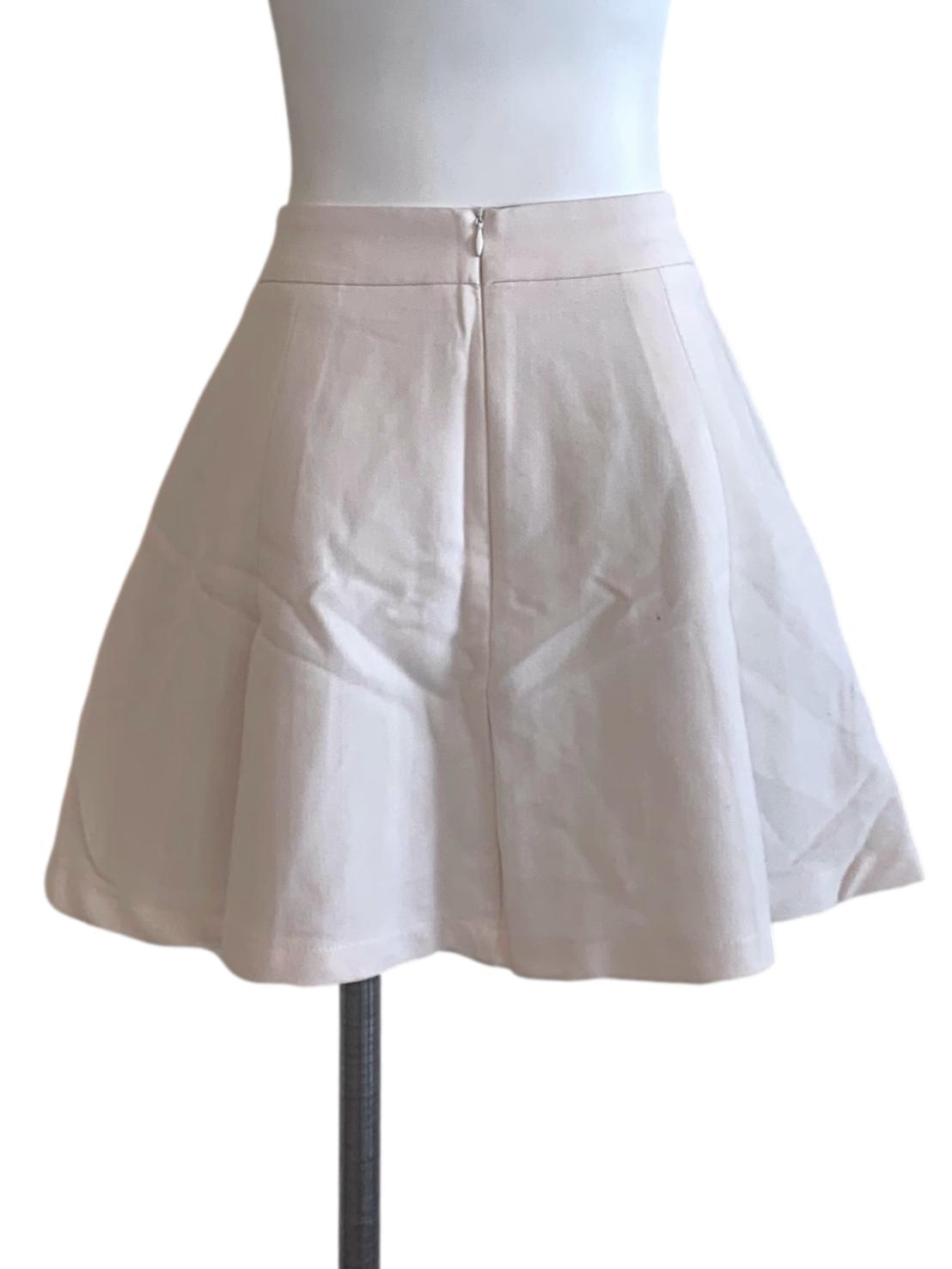White A-Line Skirt