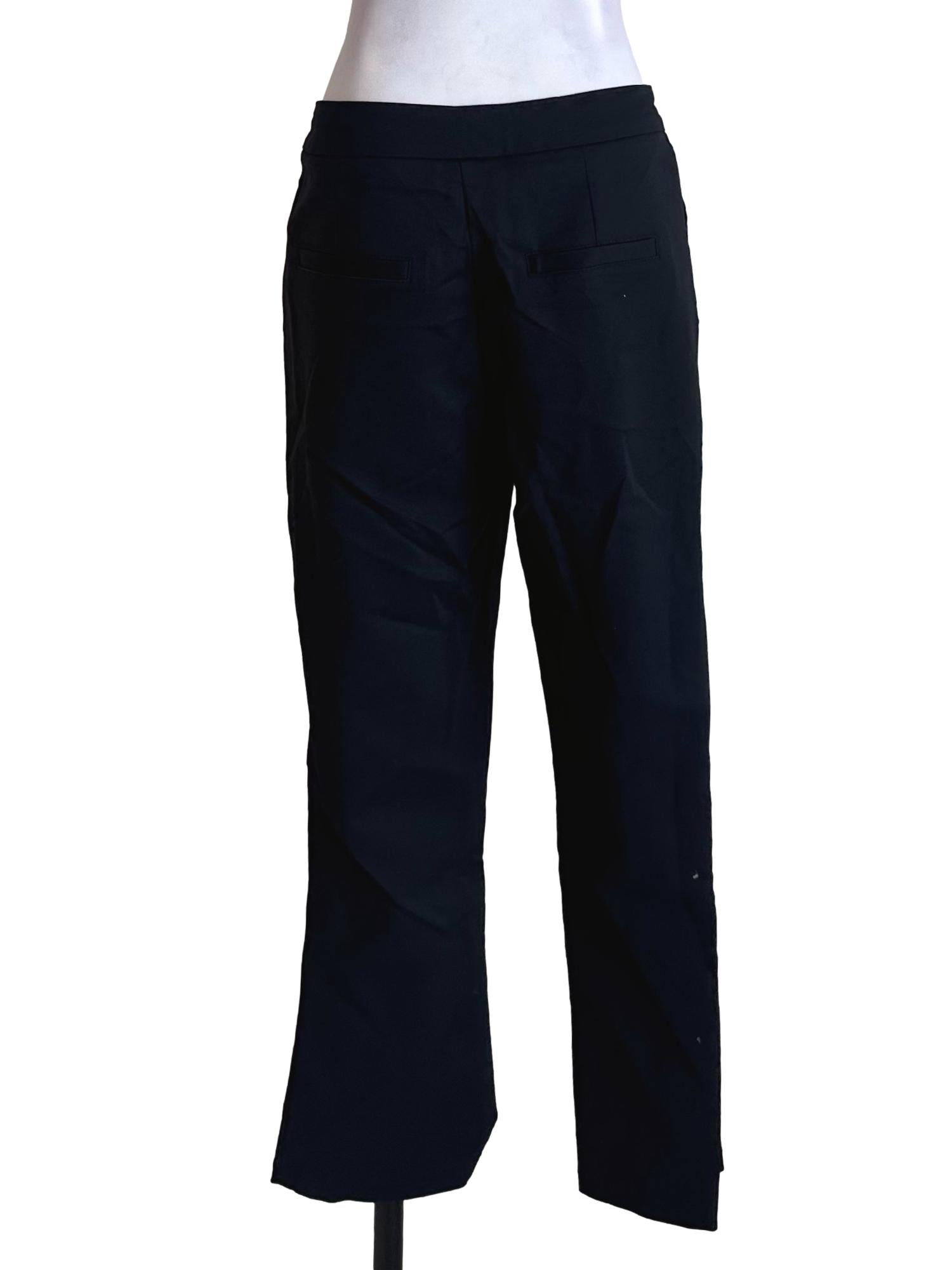 Black Straight Pants