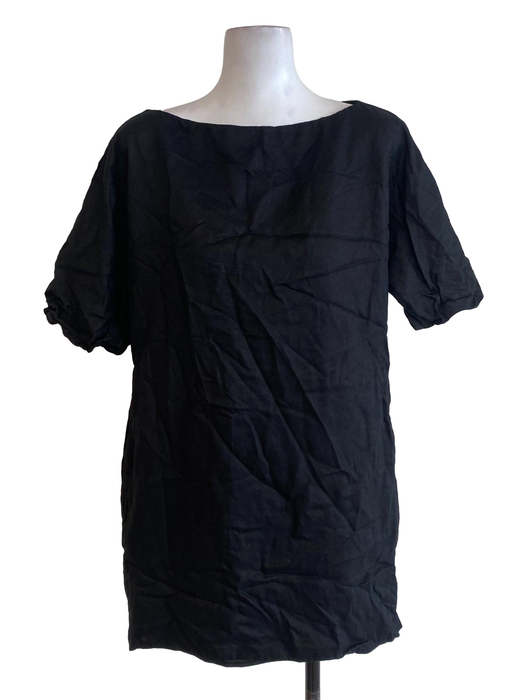 Black Short Sleeve Dress