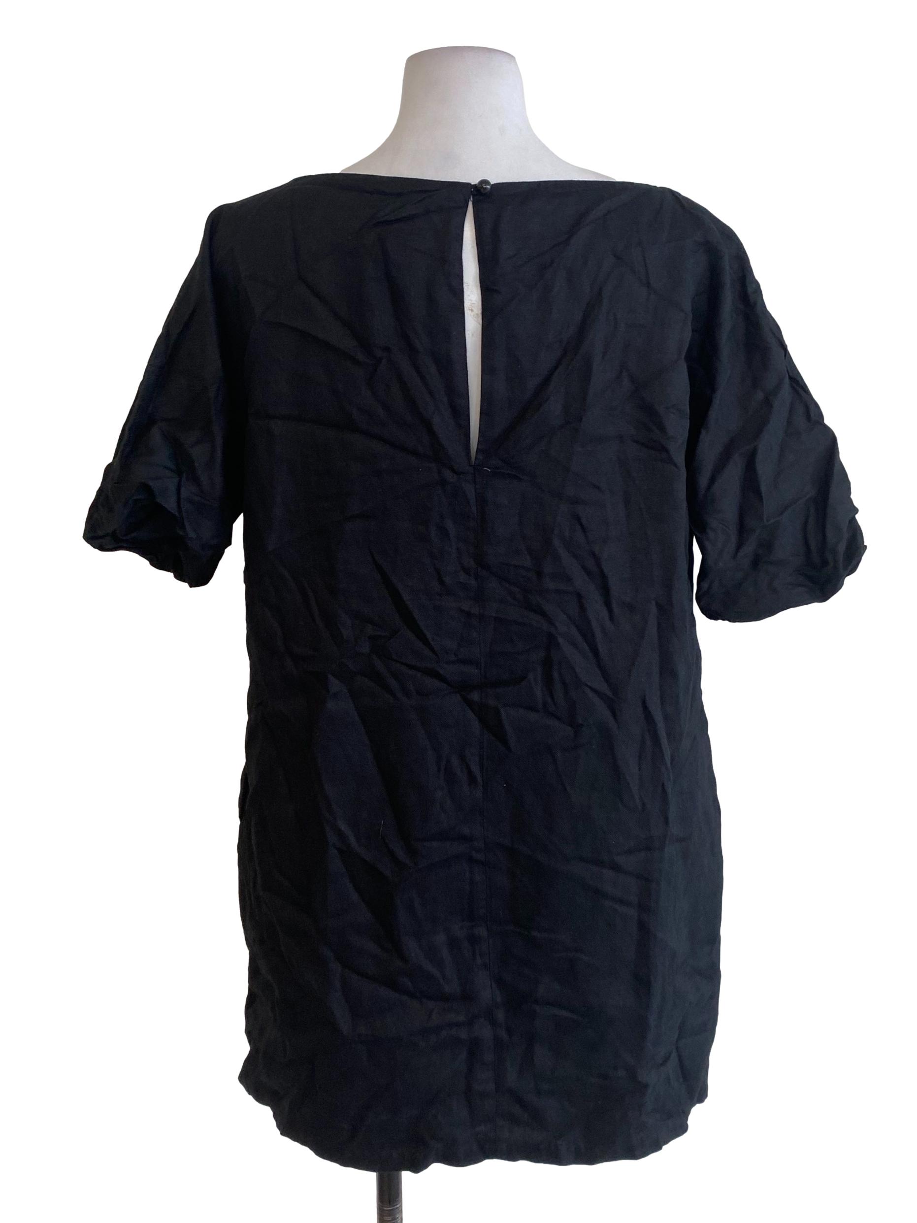 Black Short Sleeve Dress