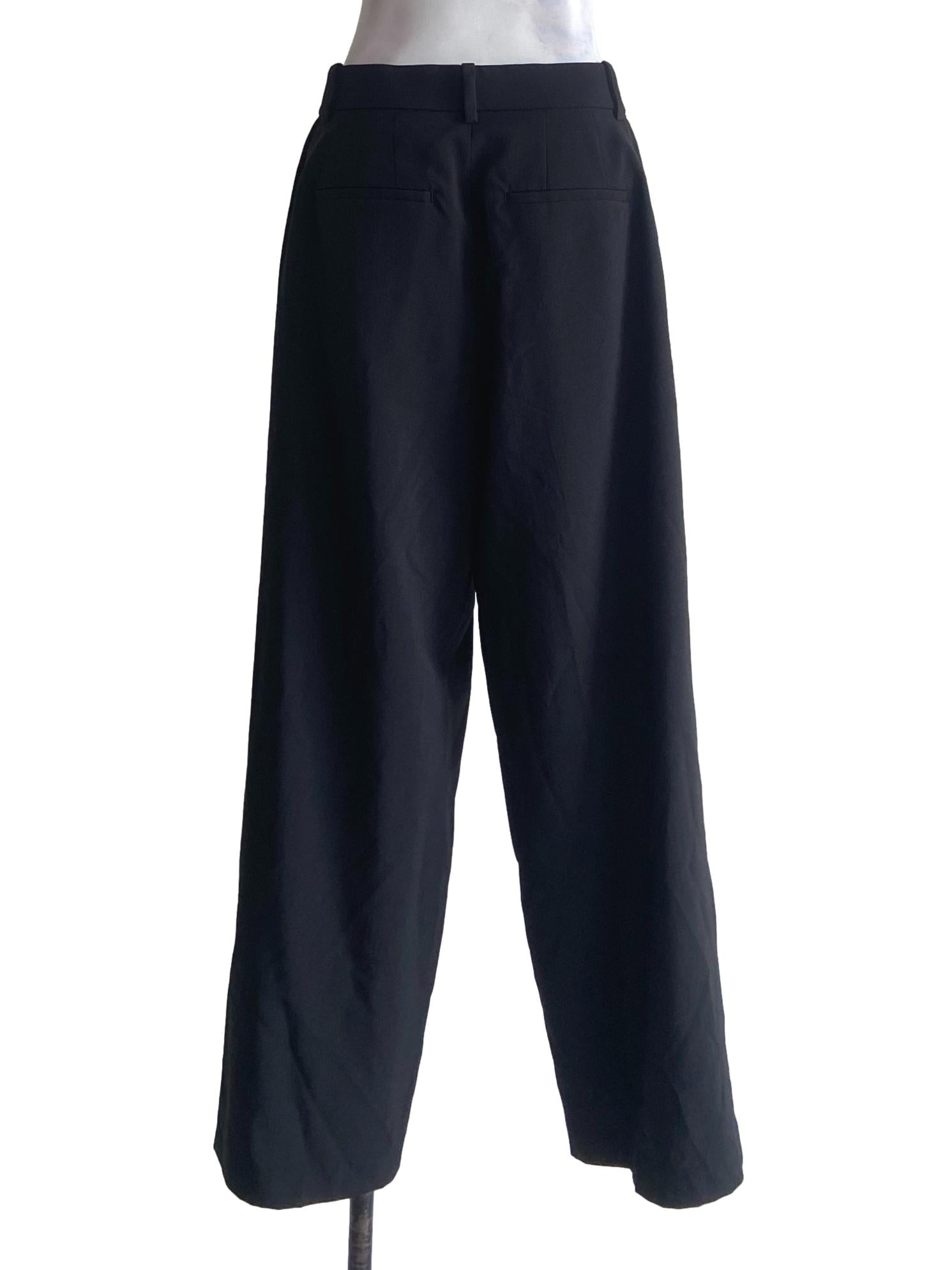 Black Baggy Formal Pants