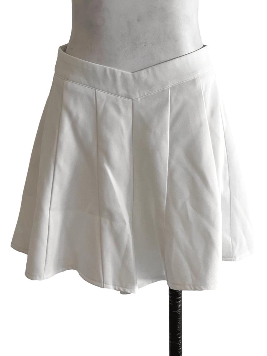 White Plain Shorts