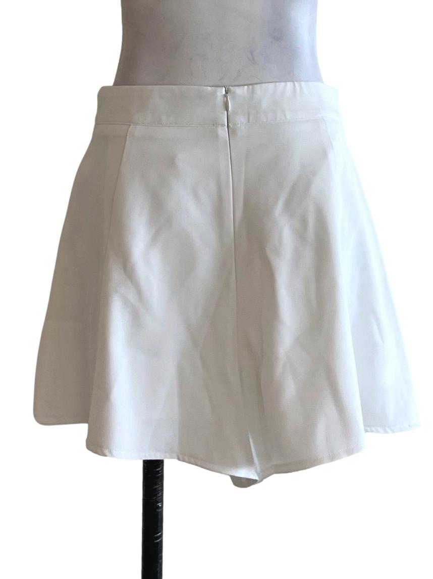 White Plain Shorts