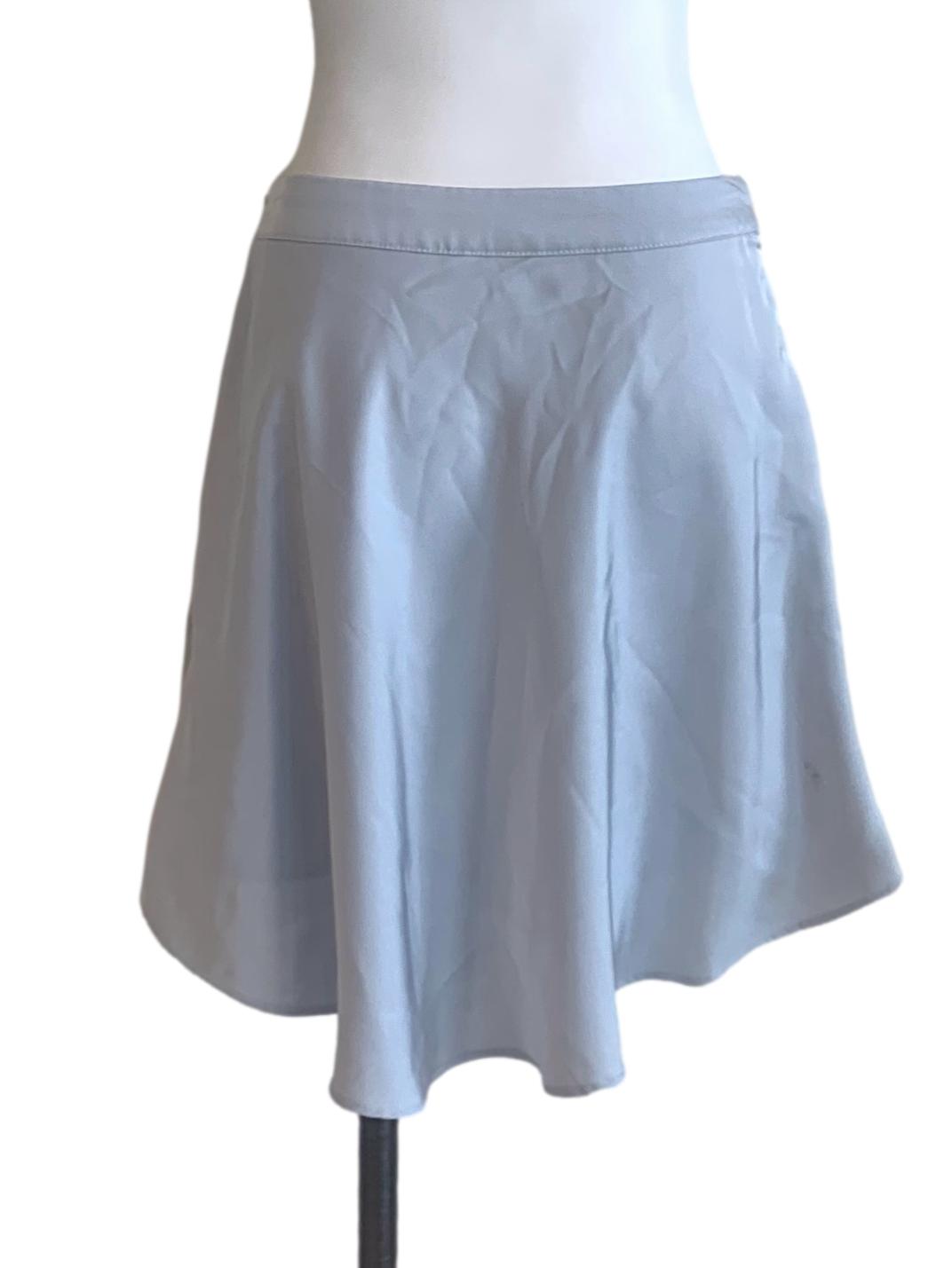Light Blue Wrap Skirt