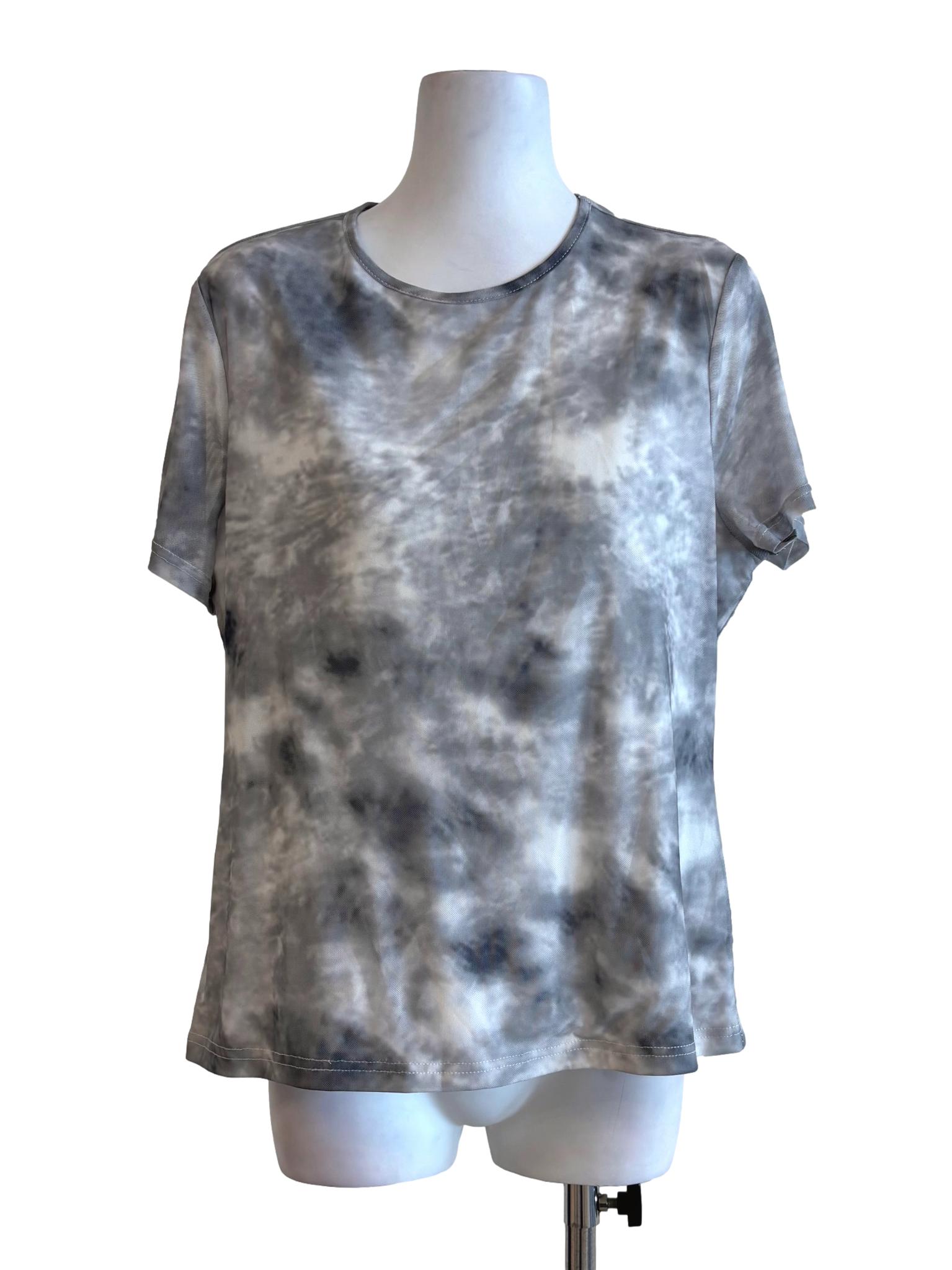 Charcoal Grey Tie Dye T-Shirt