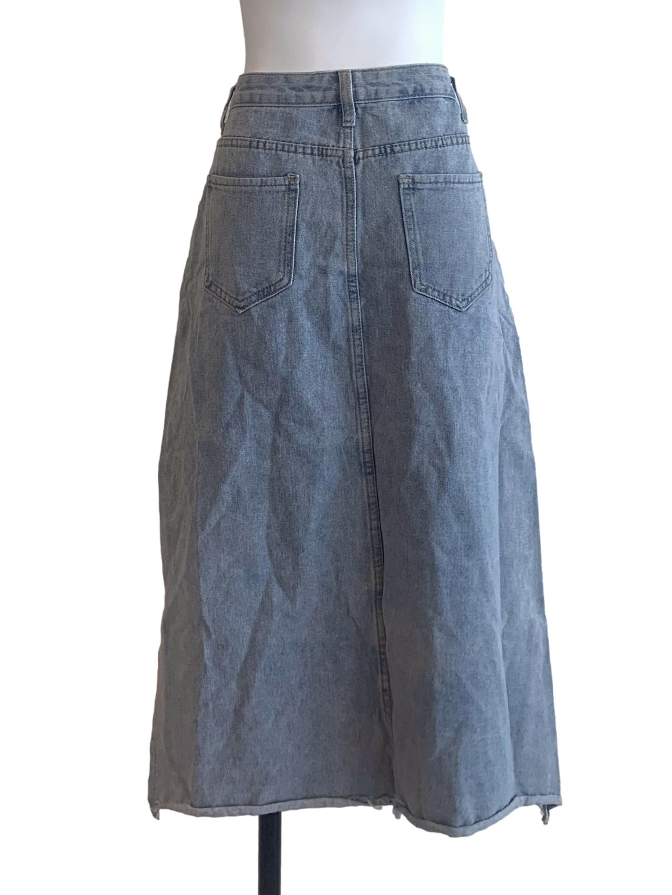 Denim Blue Long Skirt TTR