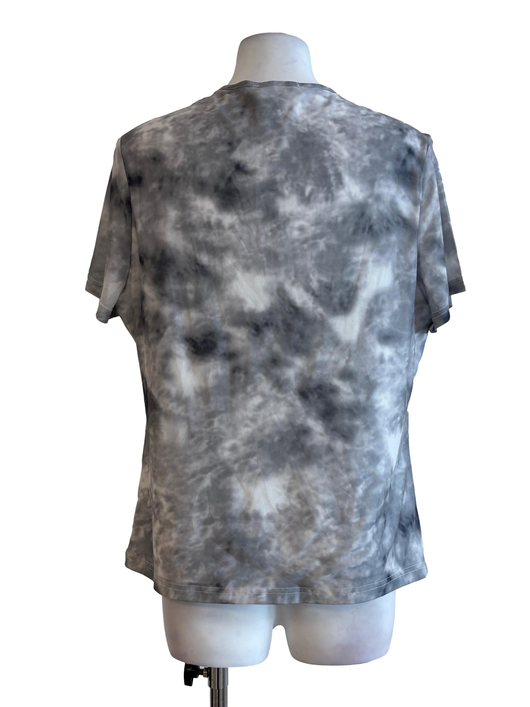 Charcoal Grey Tie Dye T-Shirt