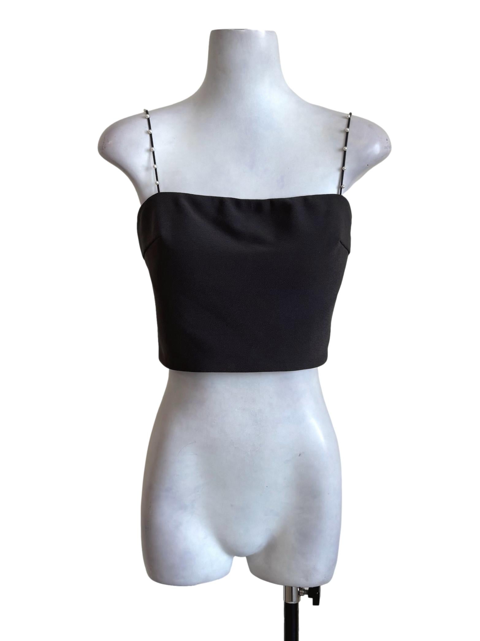 Ash Grey Pearl Straps Cami