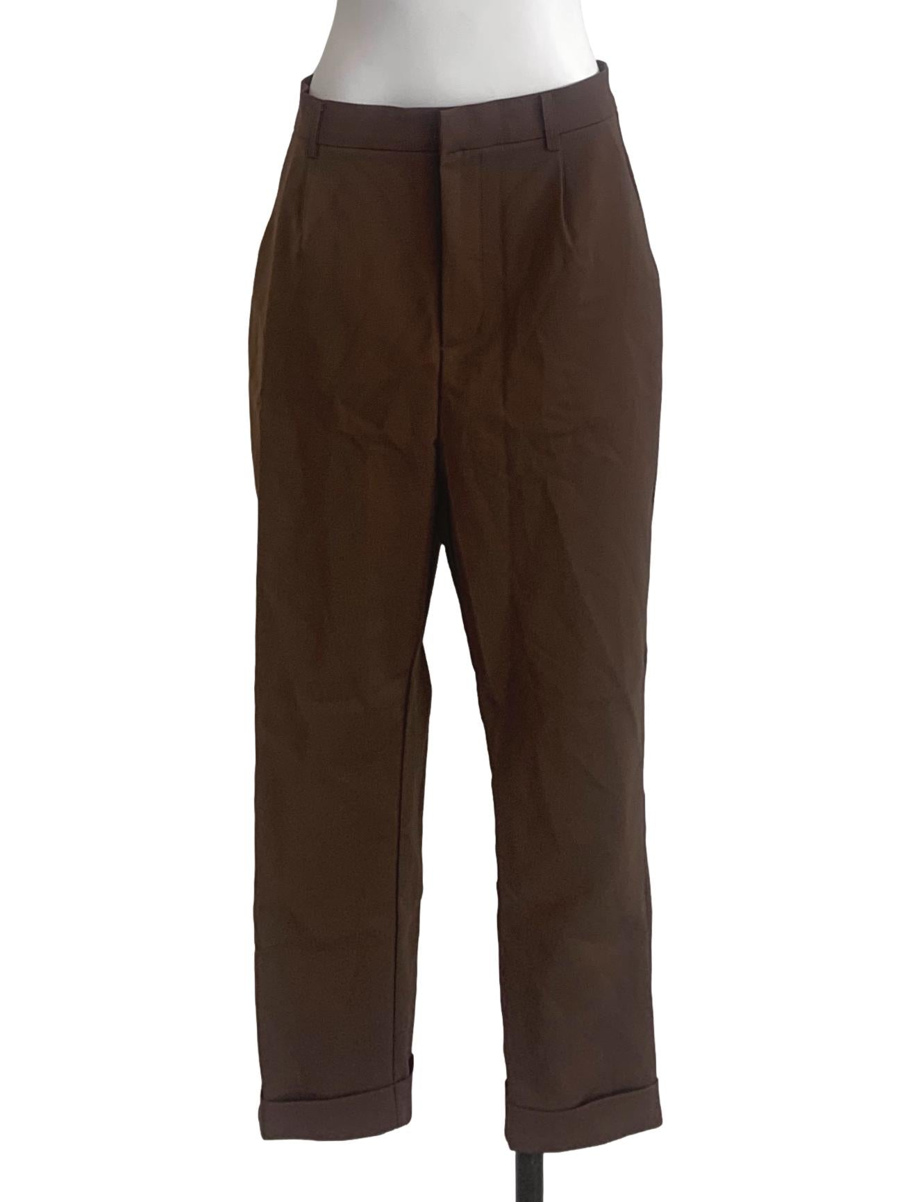 Wood Brown Pegged Pant LB