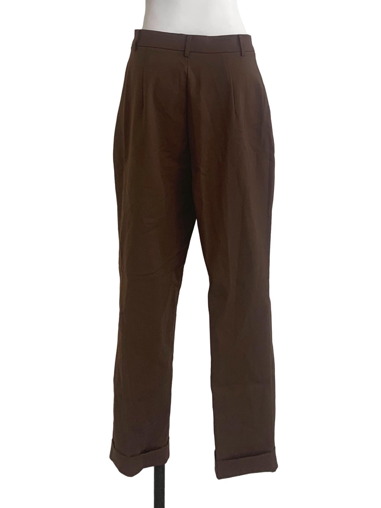 Wood Brown Pegged Pant LB