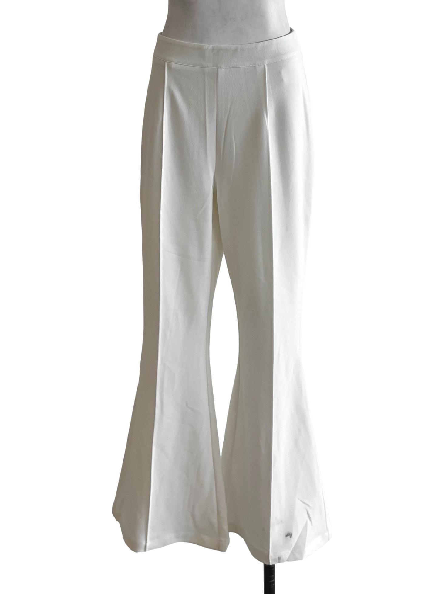 White Plain Formal Pants