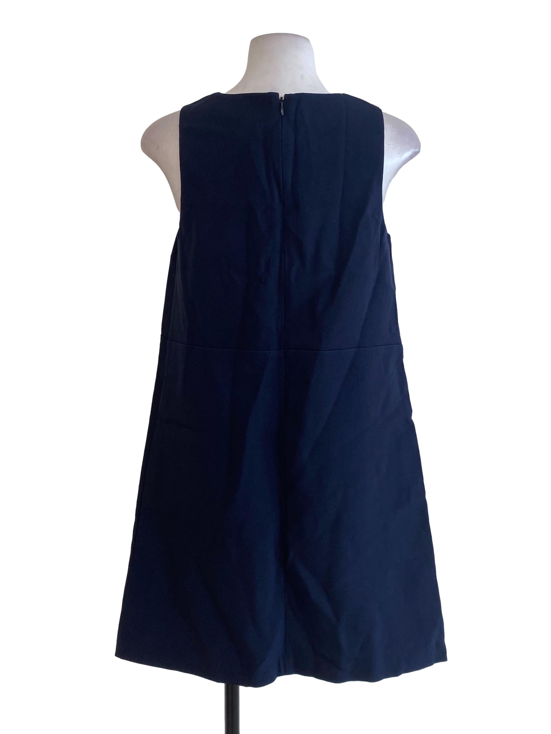Navy Blue Twill Dress