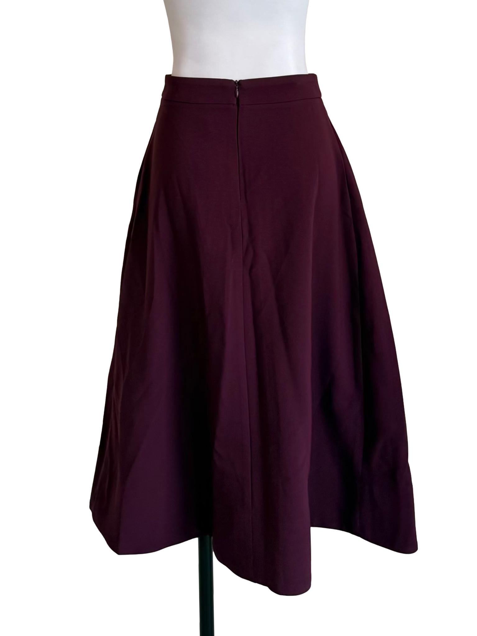 Jam Pleated A-Line Skirt
