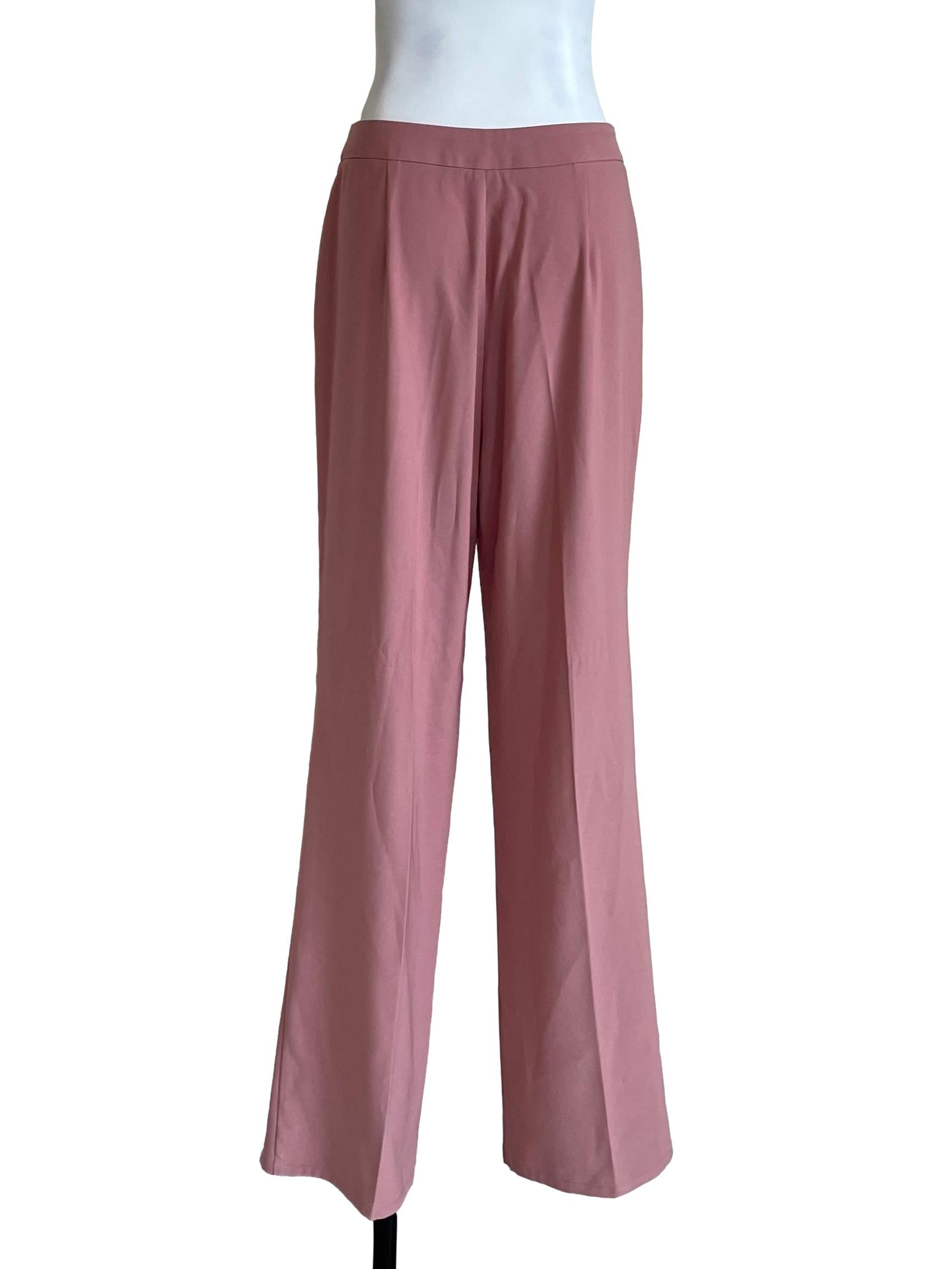 Warm Rose Formal Flare Pants