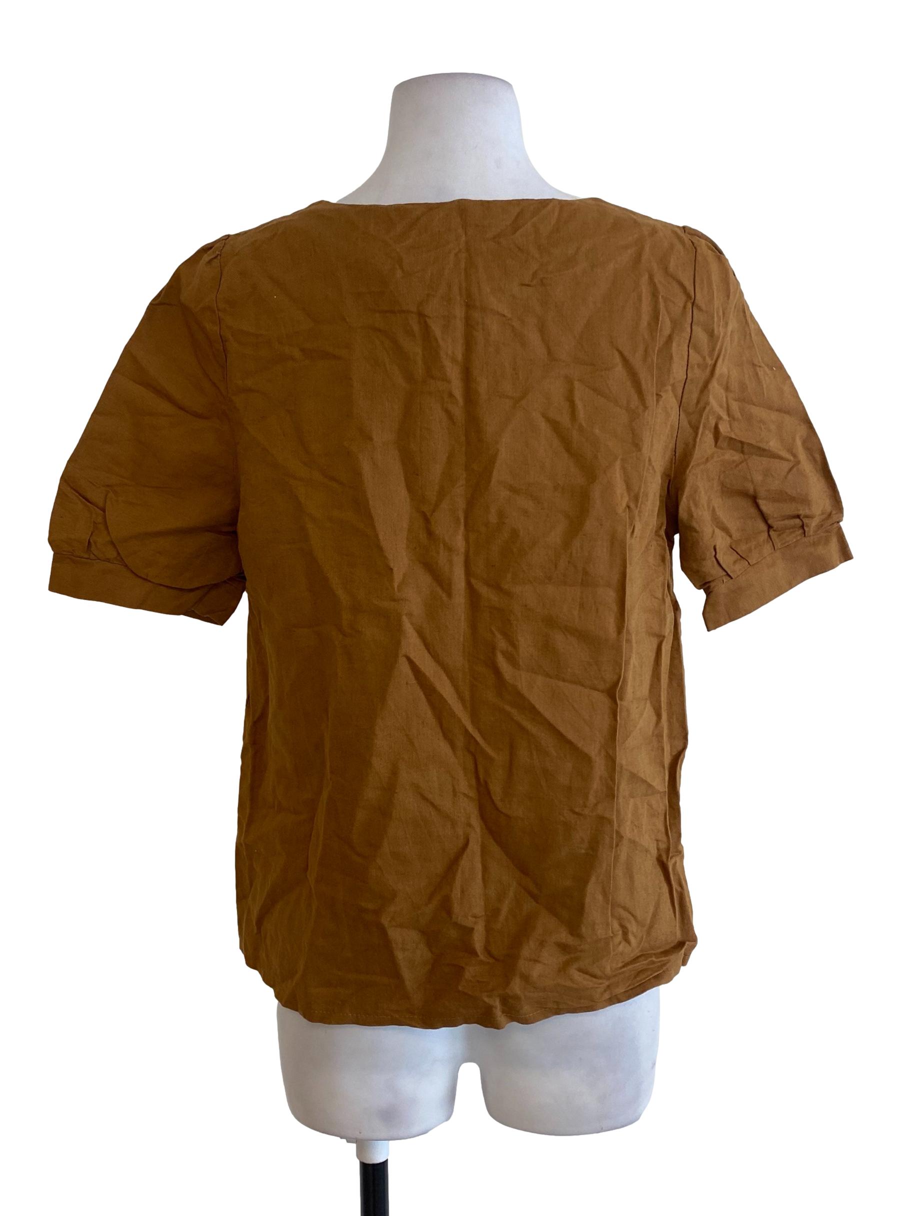 Peanut Button Down Top